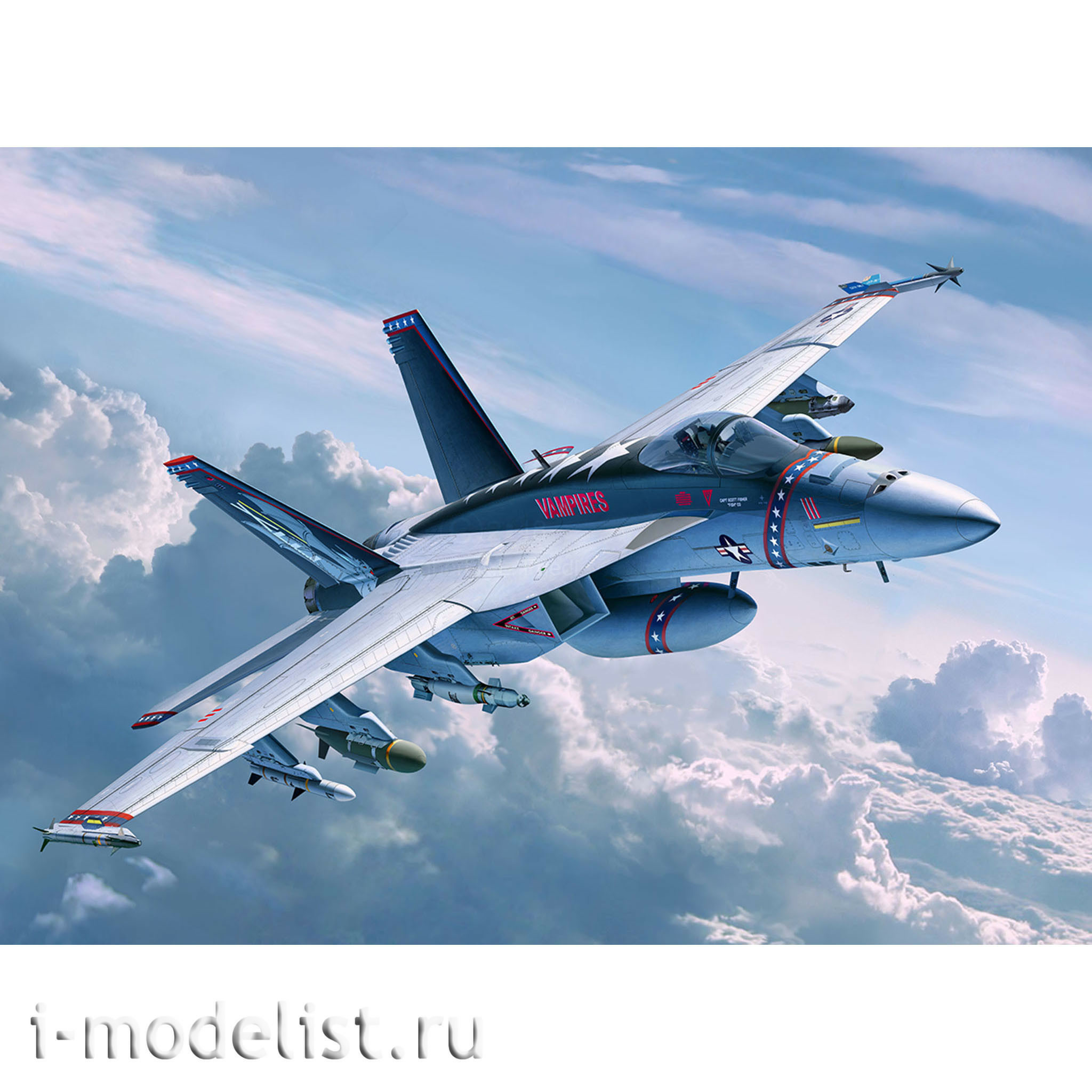 04994 Revell 1/32 Американский палубный истребитель-бомбардировщик F/A-18E Super Hornet