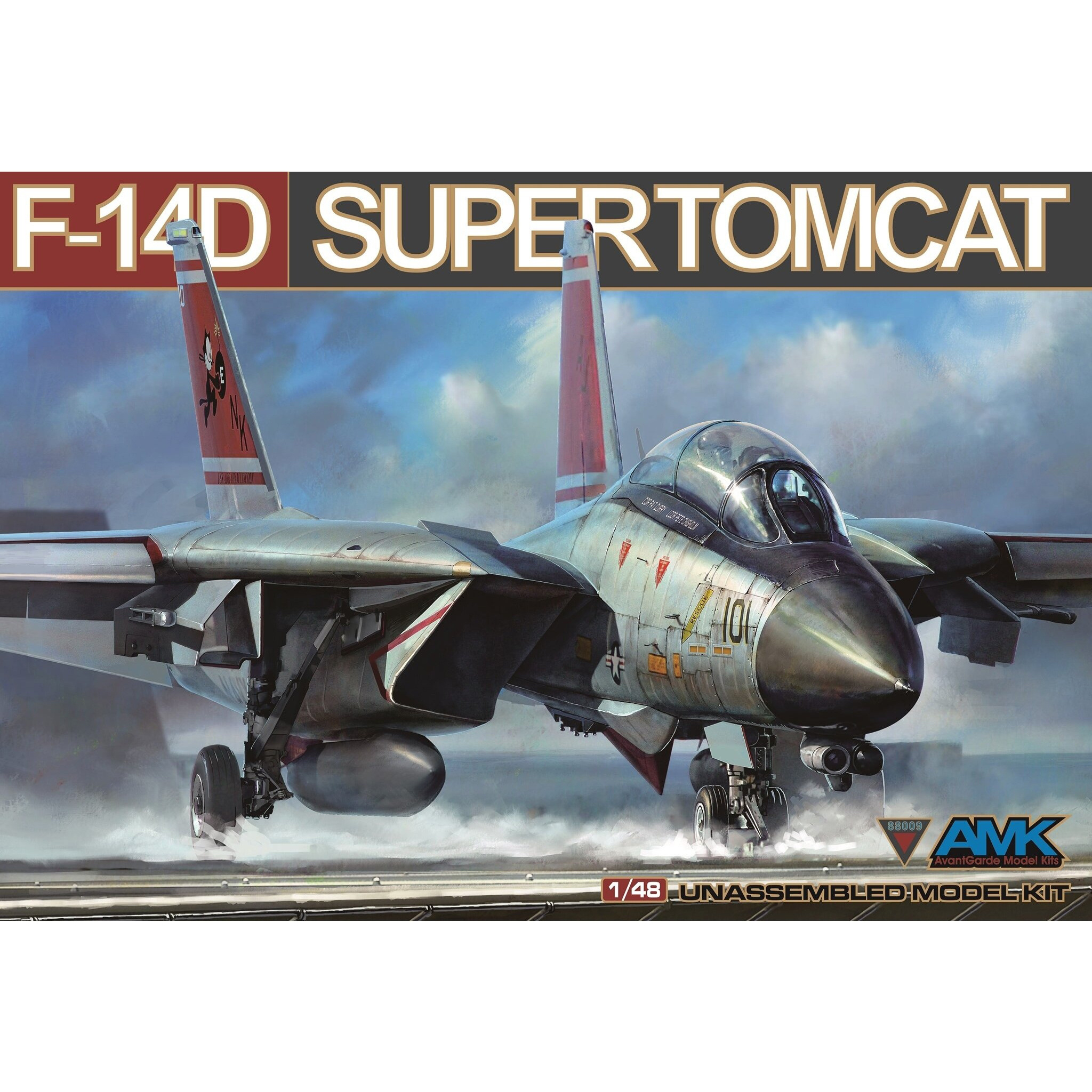 88009 AMK 1/48 Палубный истребитель-перехватчик F-14D Super Tomcat