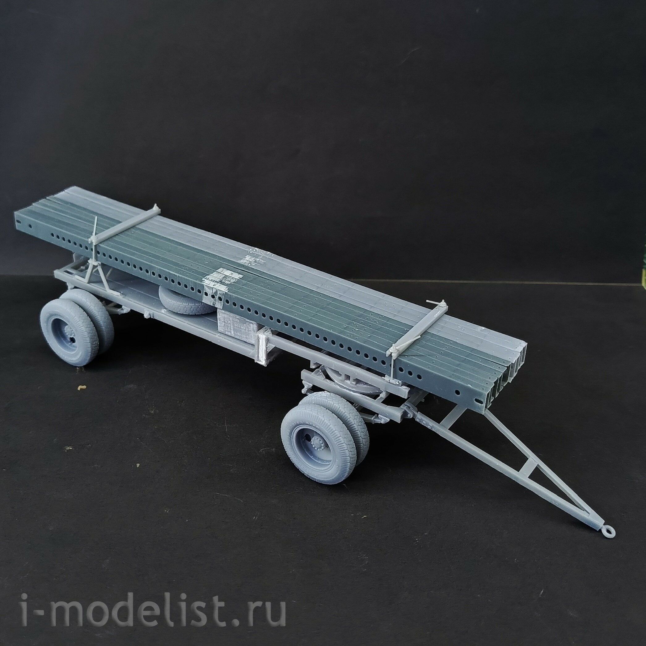 DMS-35268 ДМС 1/35 Прицеп Литер Б тракторного тяжелого понтонного парка Н2П обр. 1940г