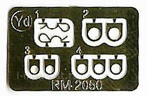 RM-2050 Rye Field Model 1/35 Набор дополнений для модели танка Леопард 2A6 / Powerpack & Sling Set
