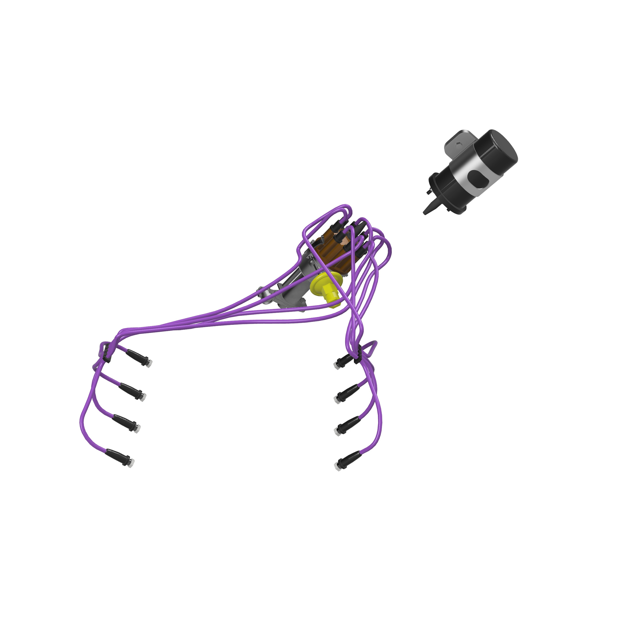 KL430006 Kraft Lab 1/43 Незкранированная проводка к свечам зажигания