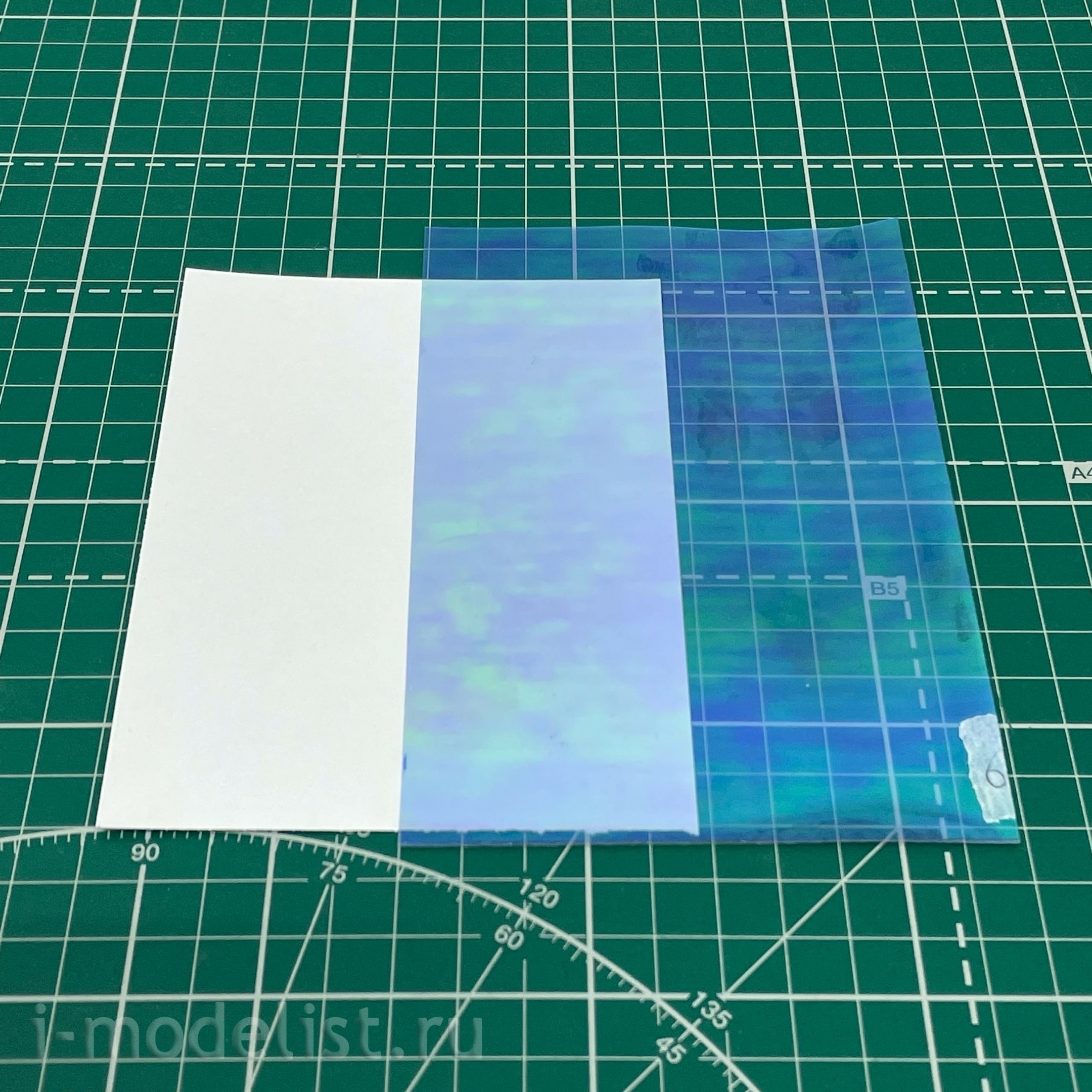 20026 SX-Art Голографическая плёнка для имитации линз оптических приборов (синий)