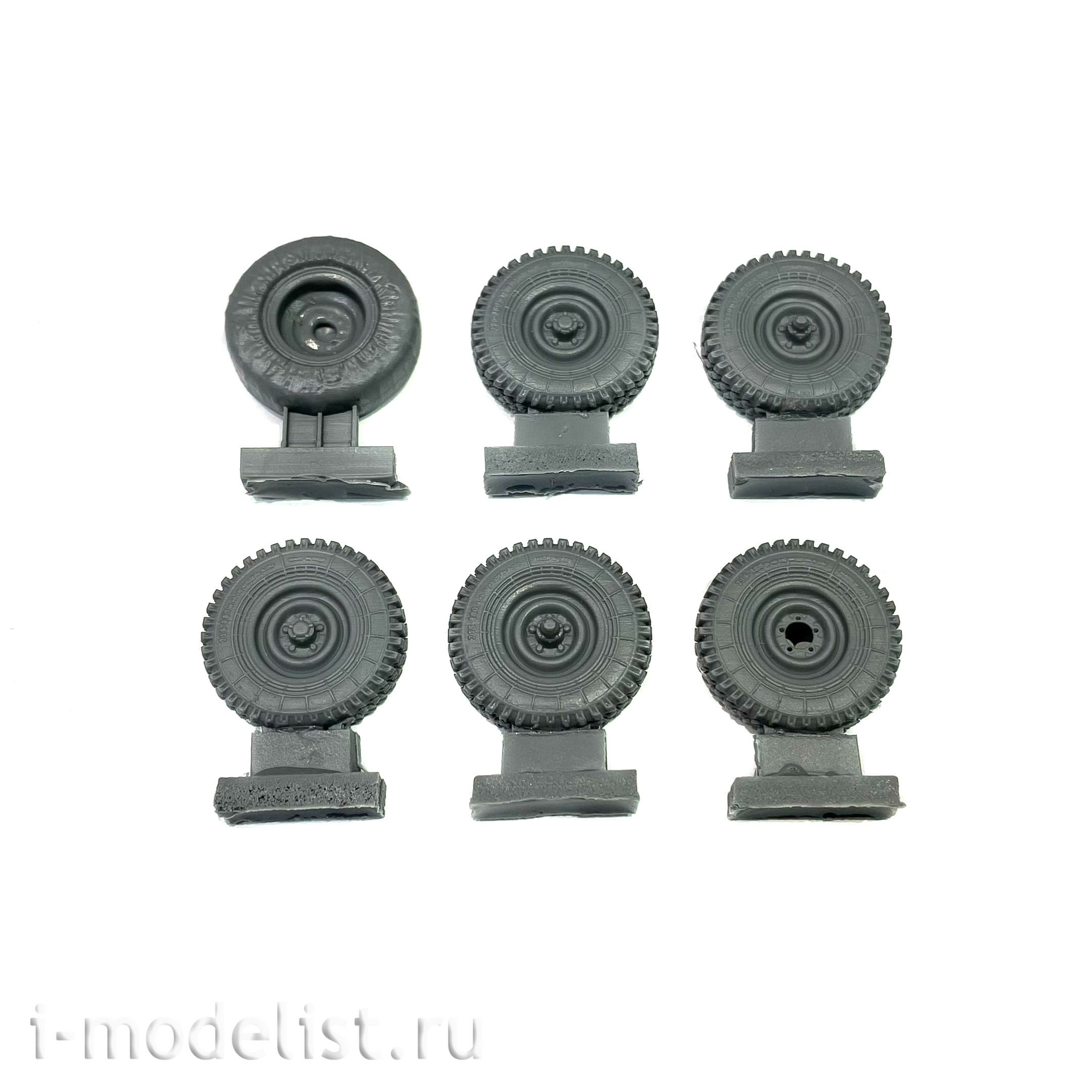 35235 GunTower Models 1/35 Колёса уральского автомобиля (резина Я-192), 6 шт.