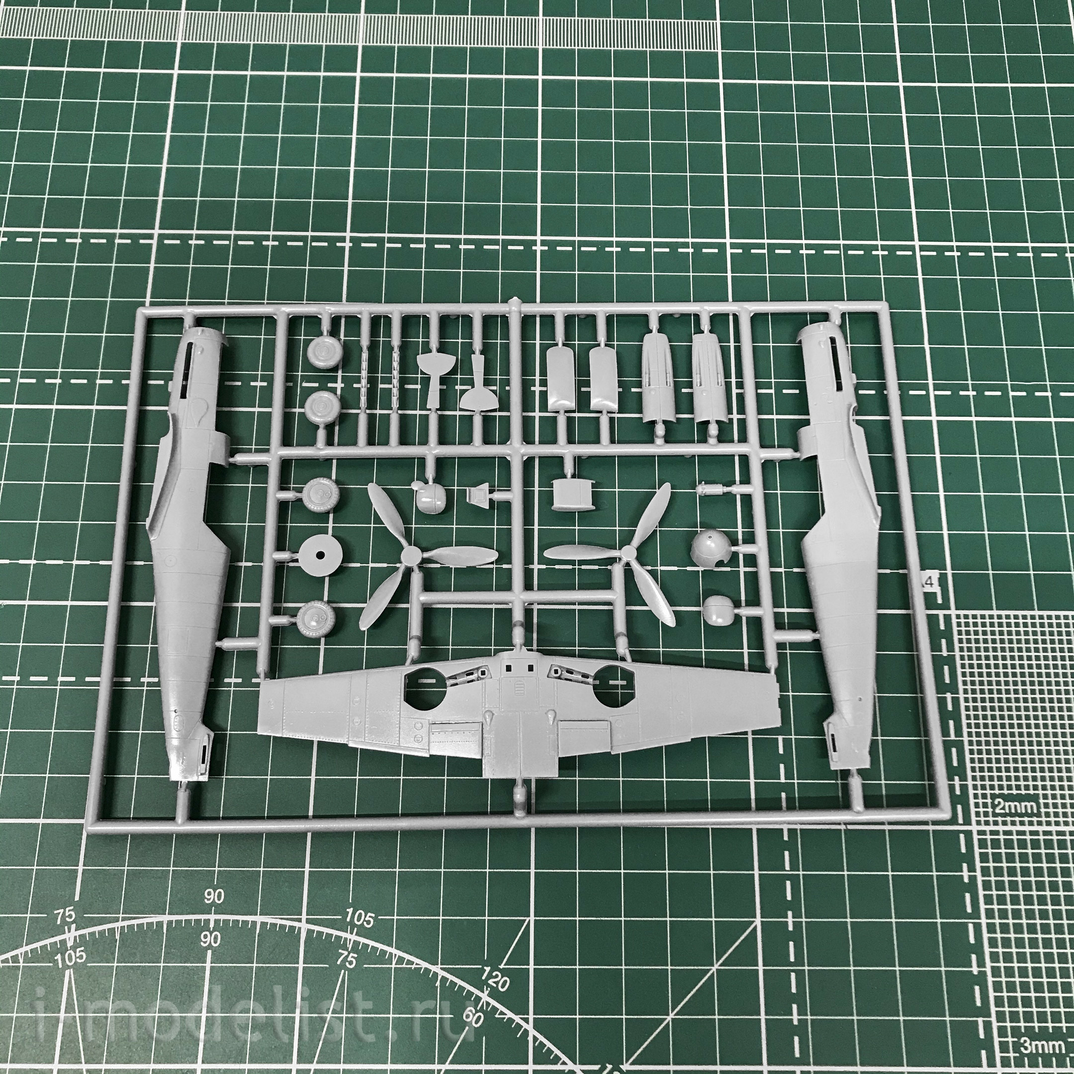AZ7615 AZ Model 1/72 Самолет Messerschmitt Bf-109G-10 Erla Block 49 Early