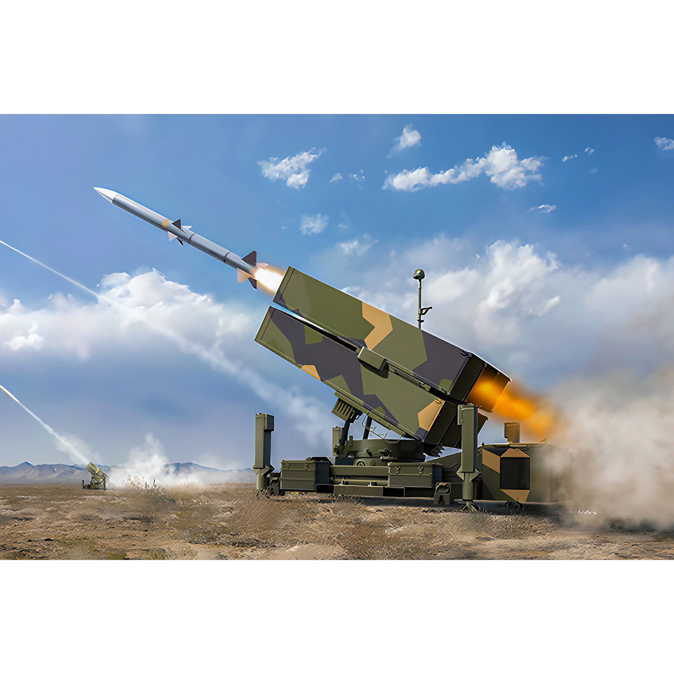 01096 Трубач 1/35 Зенитно-ракетный комплекс NASAMS (Norwegian Advanced Surface-to-Air Missile System)