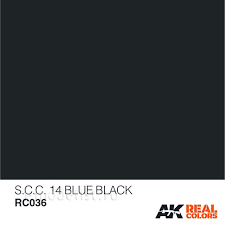 RC036 AK Interactive Краска акриловая S.C.C. 14 Blue Black (темно-синий) 10ml