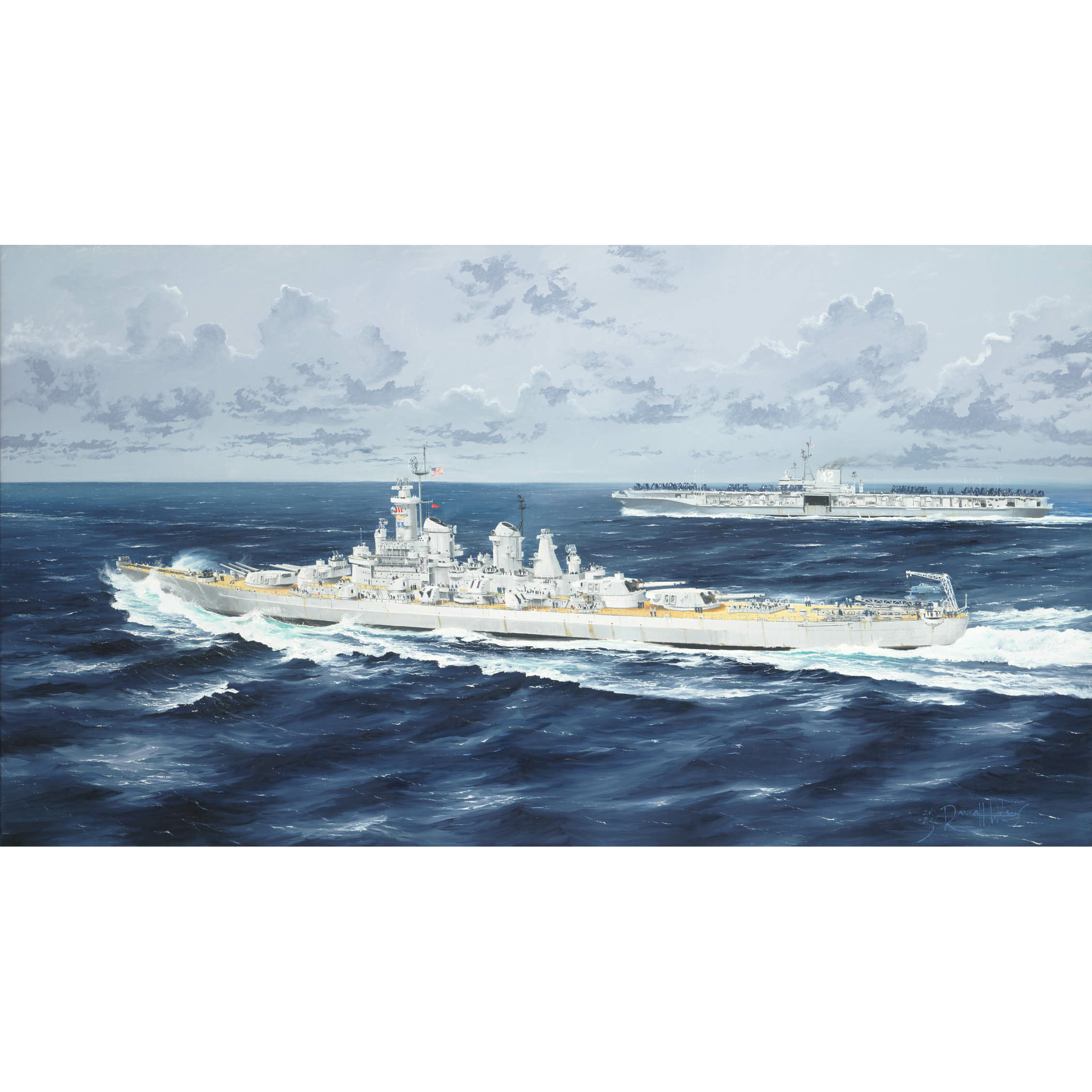 05372 Трубач 1/350 Линейный корабль USS Montana BB-67