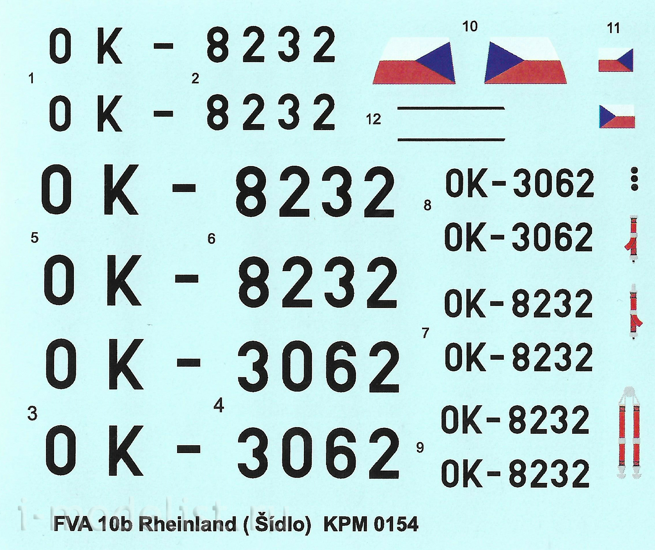 KPM0154 Kovozavody Prostejov 1/72 FVA-10b Rheinland (Šídlo)
