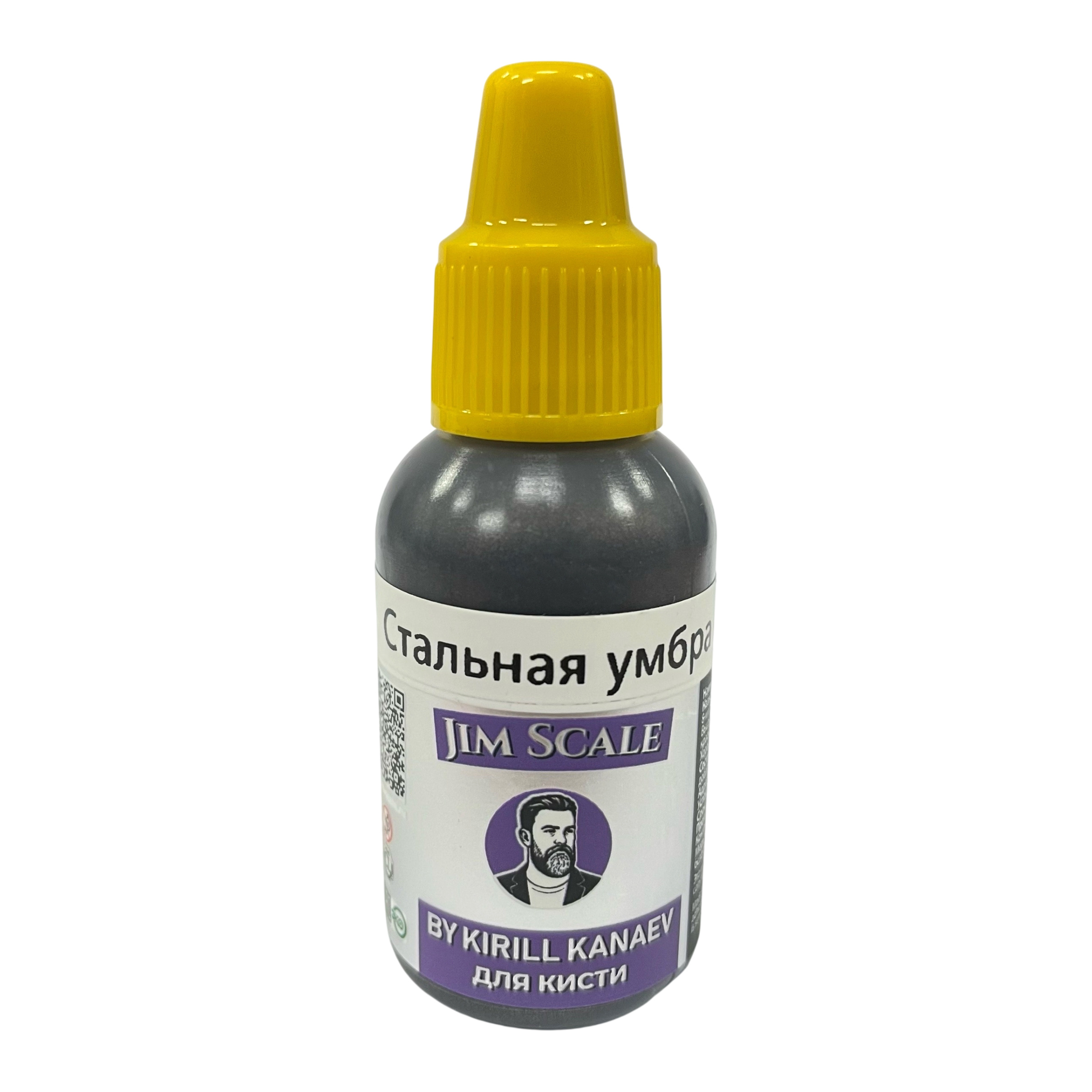05.604 Jim Scale Металлик акриловый 5’ой серии: Стальная умбра / Steel Umber (18 мл)