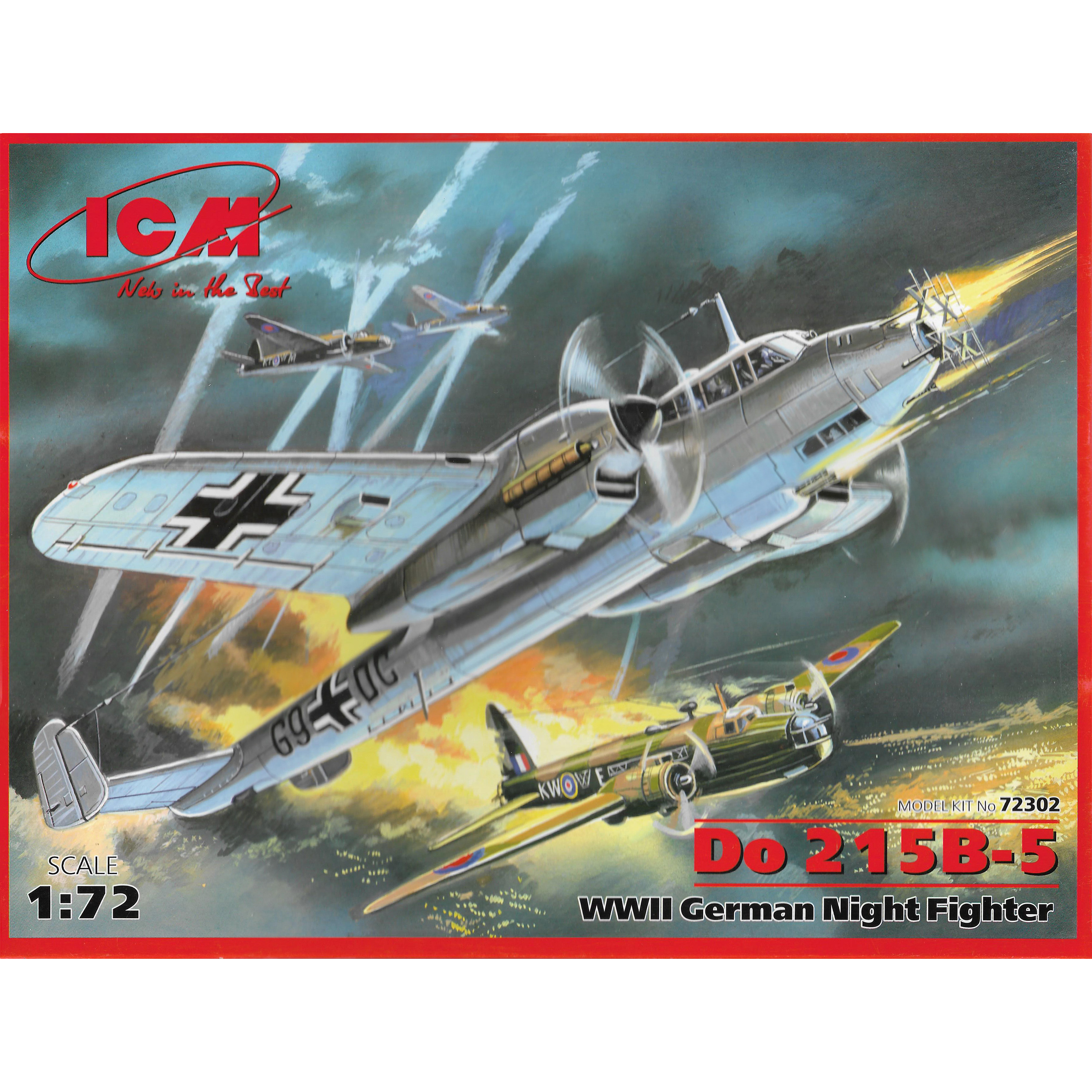 72302 ICM 1/72 Немецкий ночной истребитель Do-215B-5