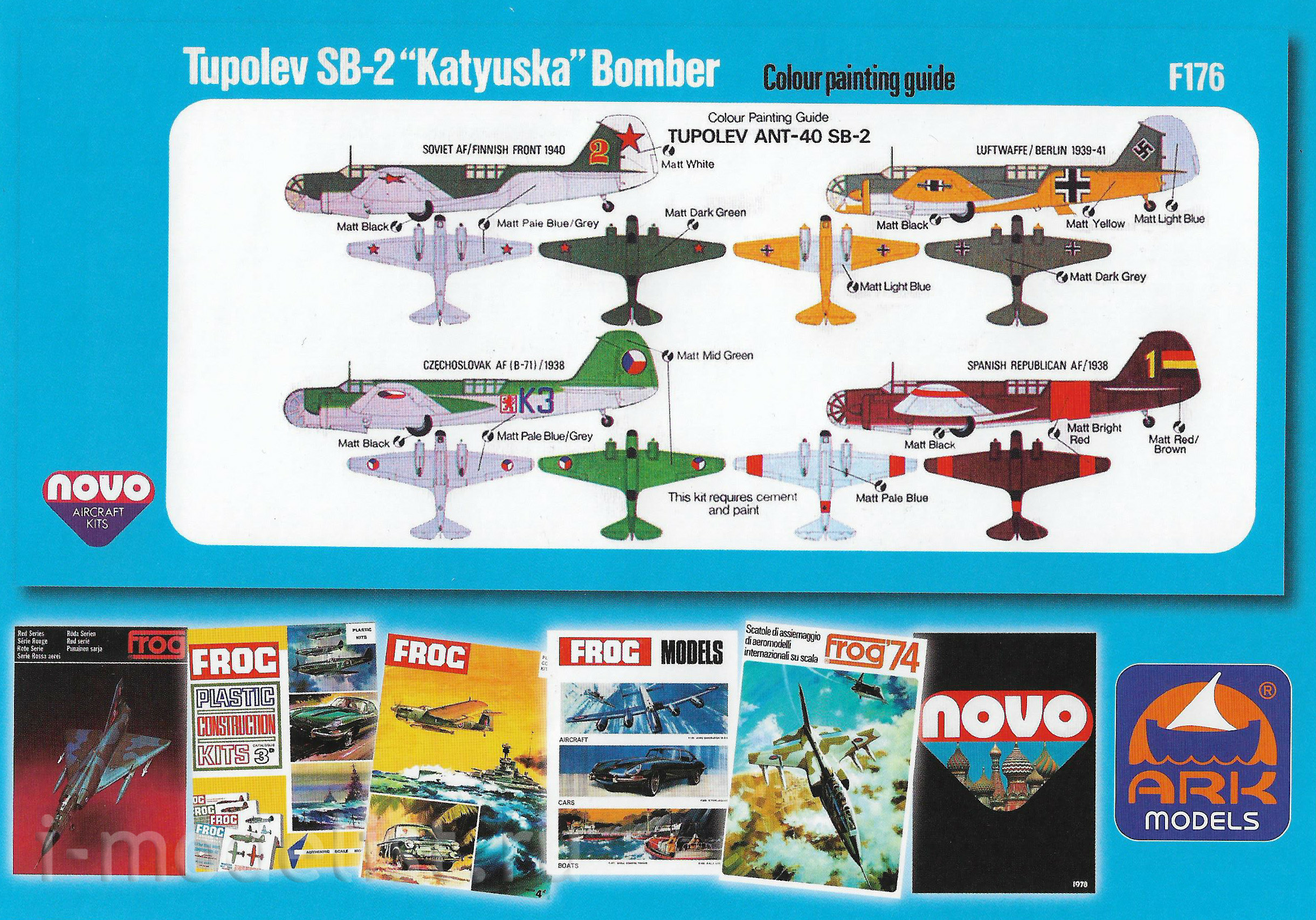 72002 ARK-models 1/72 Советский фронтовой бомбардировщик СБ-2