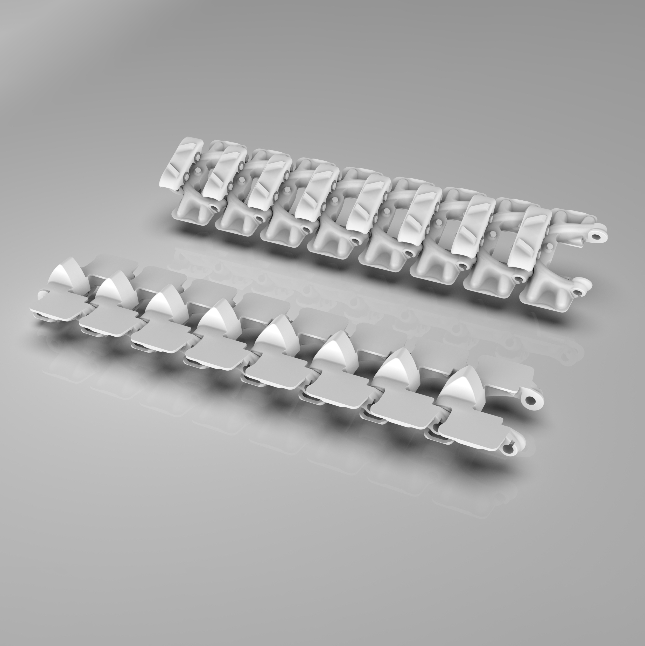DVC35031 DVC 1/35 Траки наборные для Sd. Kfz.251 (позднего) (3D печать)