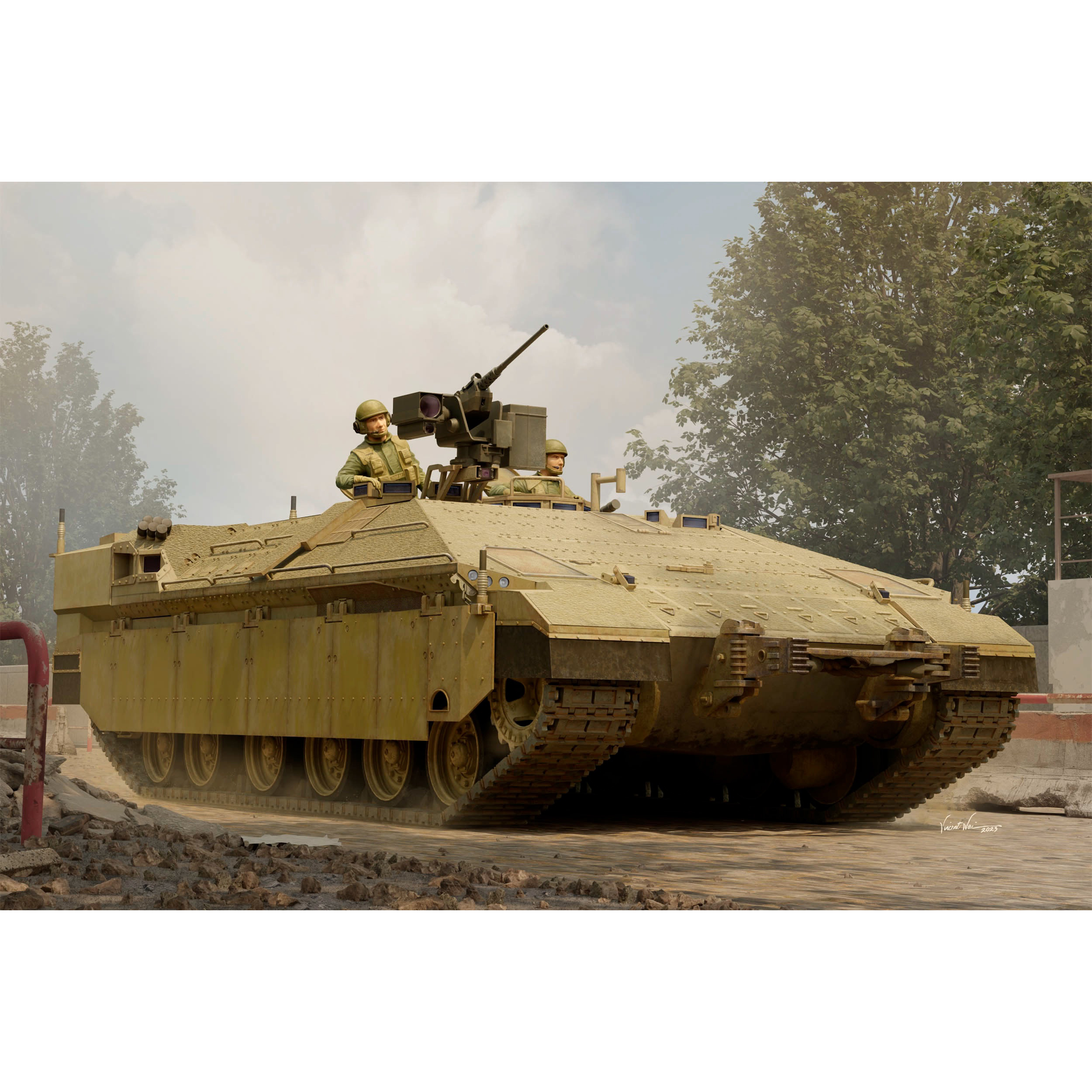 84525 HobbyBoss 1/35 Израильский бронетранспортёр Namer-2 IFV
