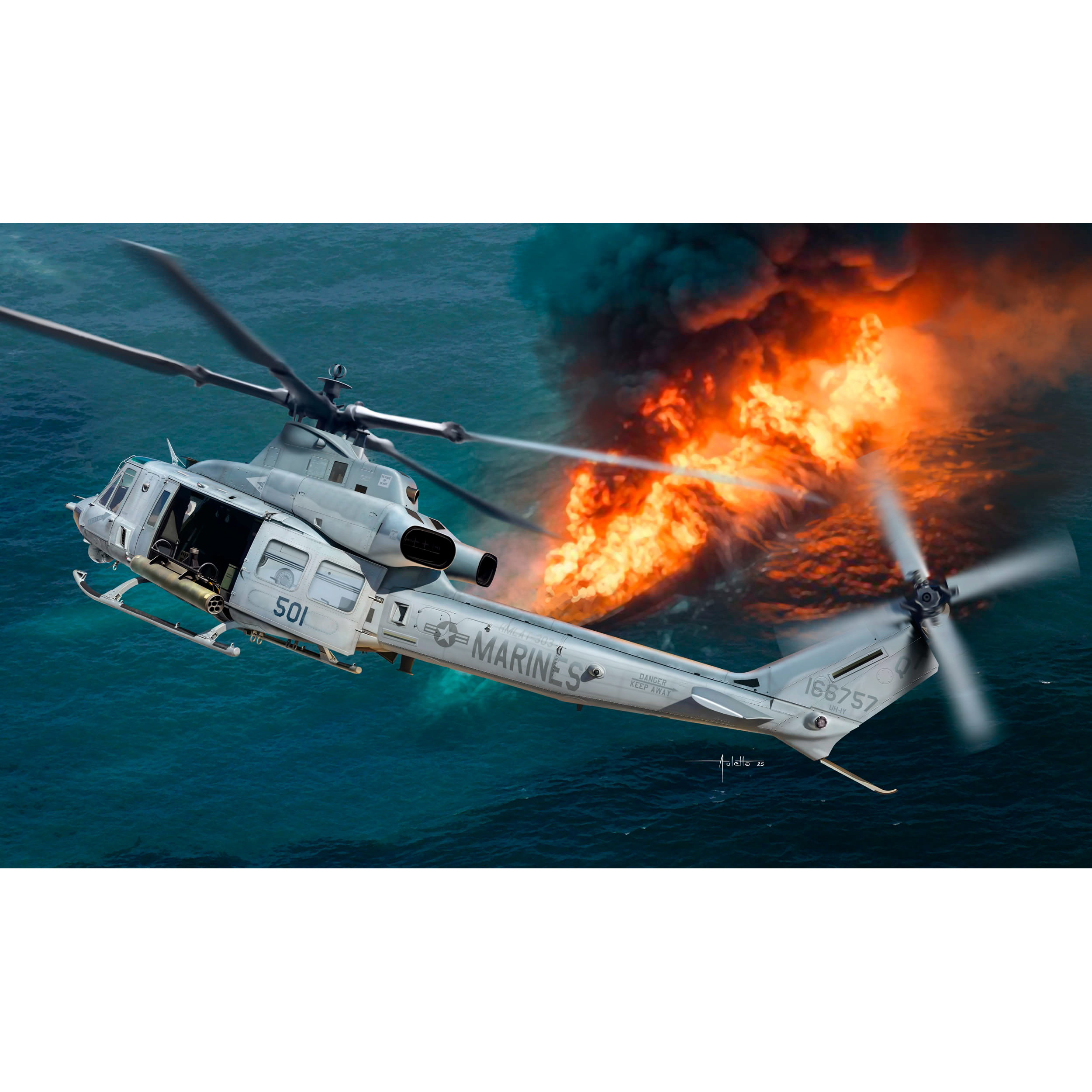 05118 Трубач 1/35 Многоцелевой вертолёт UH-1Y Venom