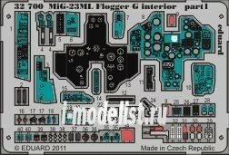 32700 Eduard 1/32 Цветное Фототравление для MiGG-23ML Flogger G interior S.A.