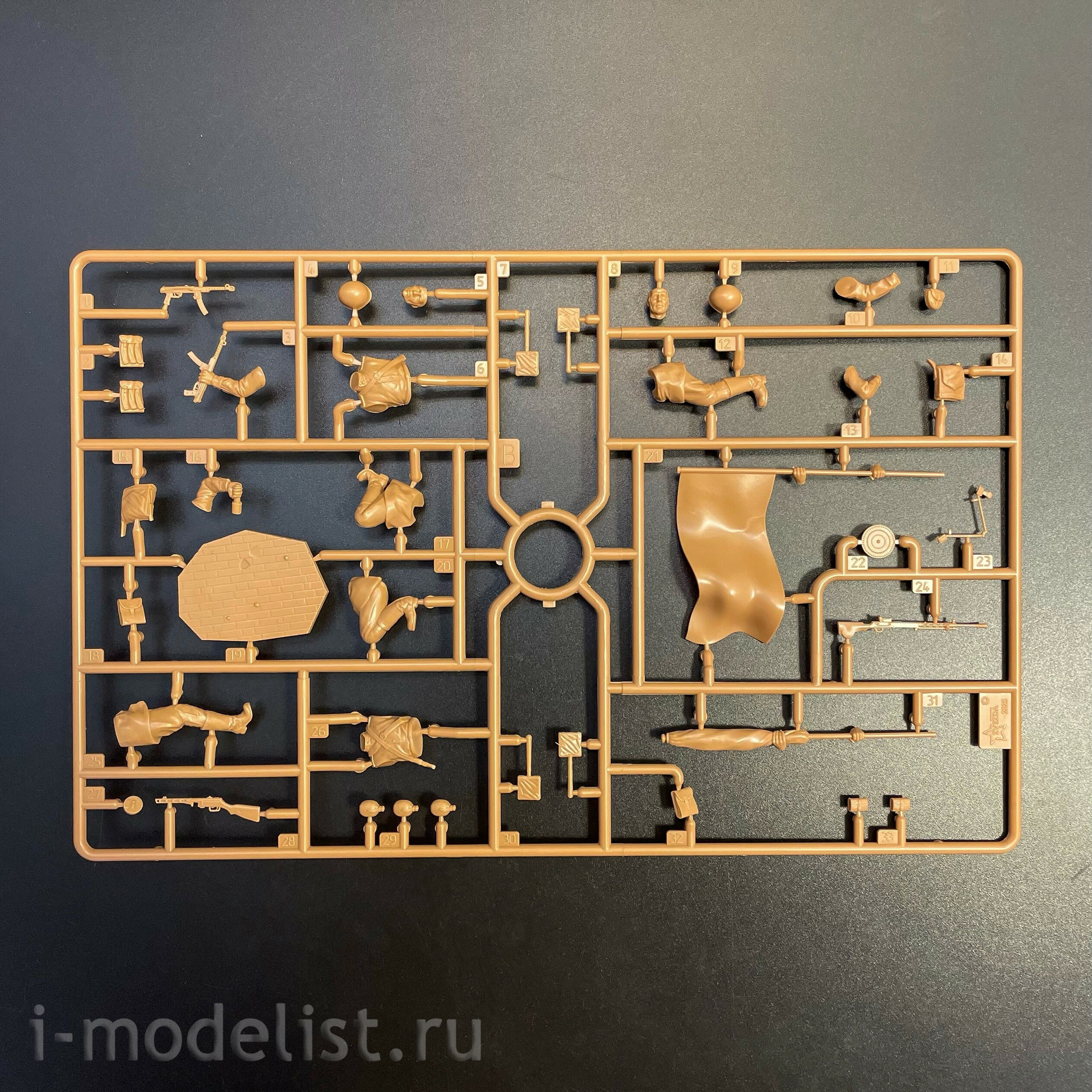 3718 Звезда 1/35 Советская пехота. Взятие Берлина 1945