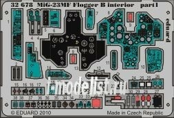 32678 Eduard 1/32 Цветное Фототравление для MiGG-23MF Flogger B interior S.A.