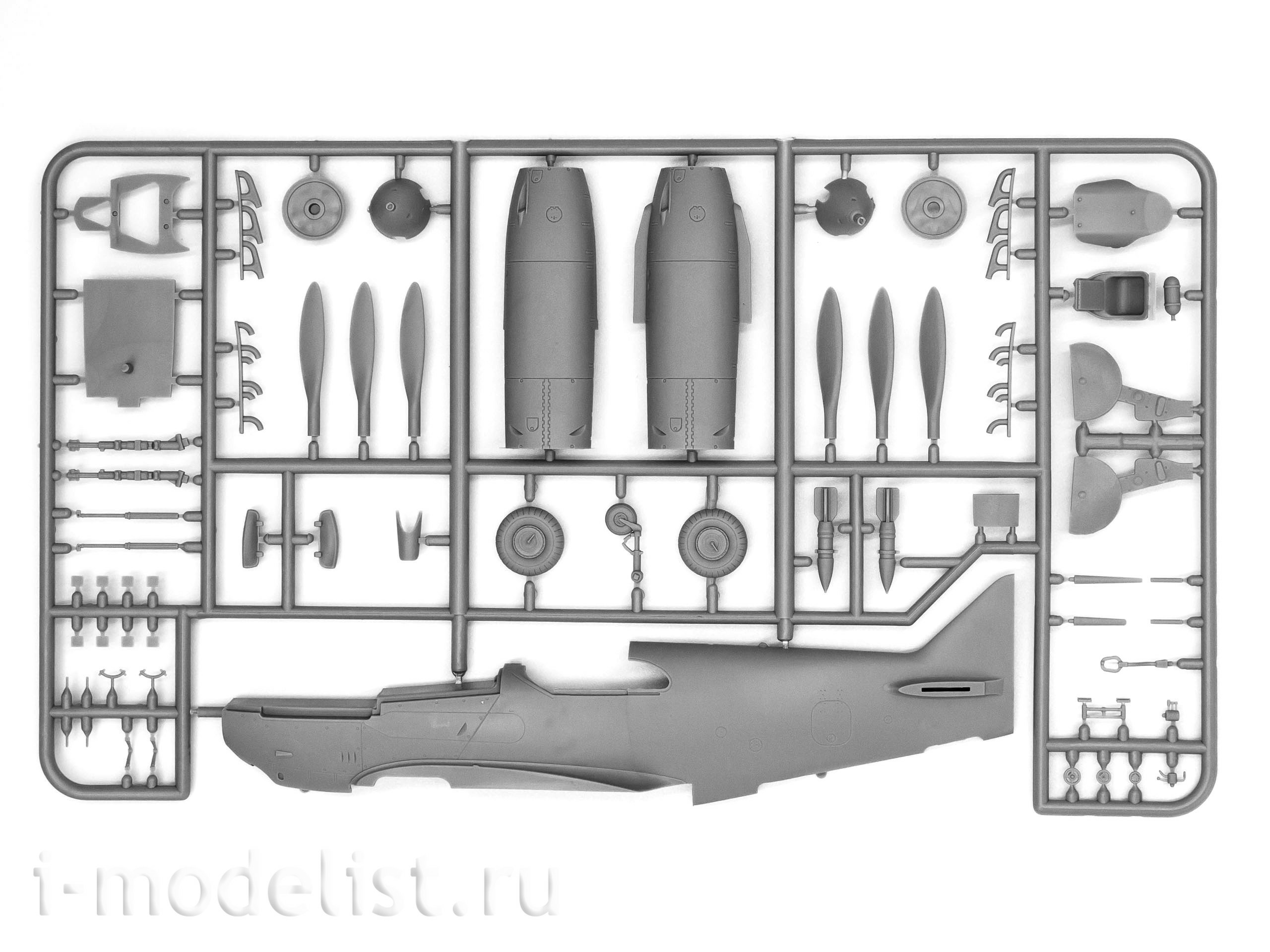 48091 ICM 1/48 Советский истребитель 2МВ ЛаГГ-3 1-4 серии