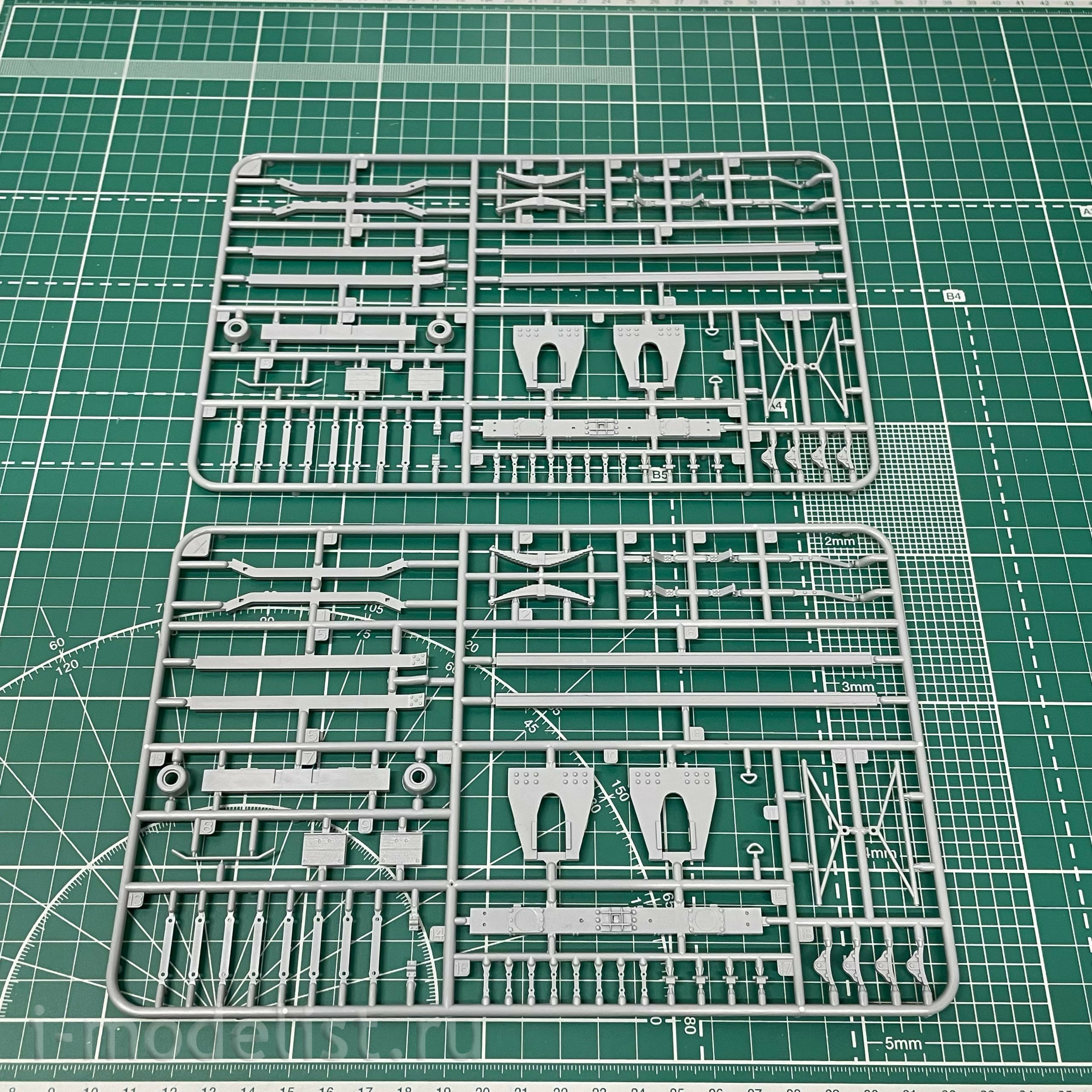 35A01-RCSP Sabre Model 1/35 Немецкий железнодорожный крытый вагон G10 (6 в 1)	