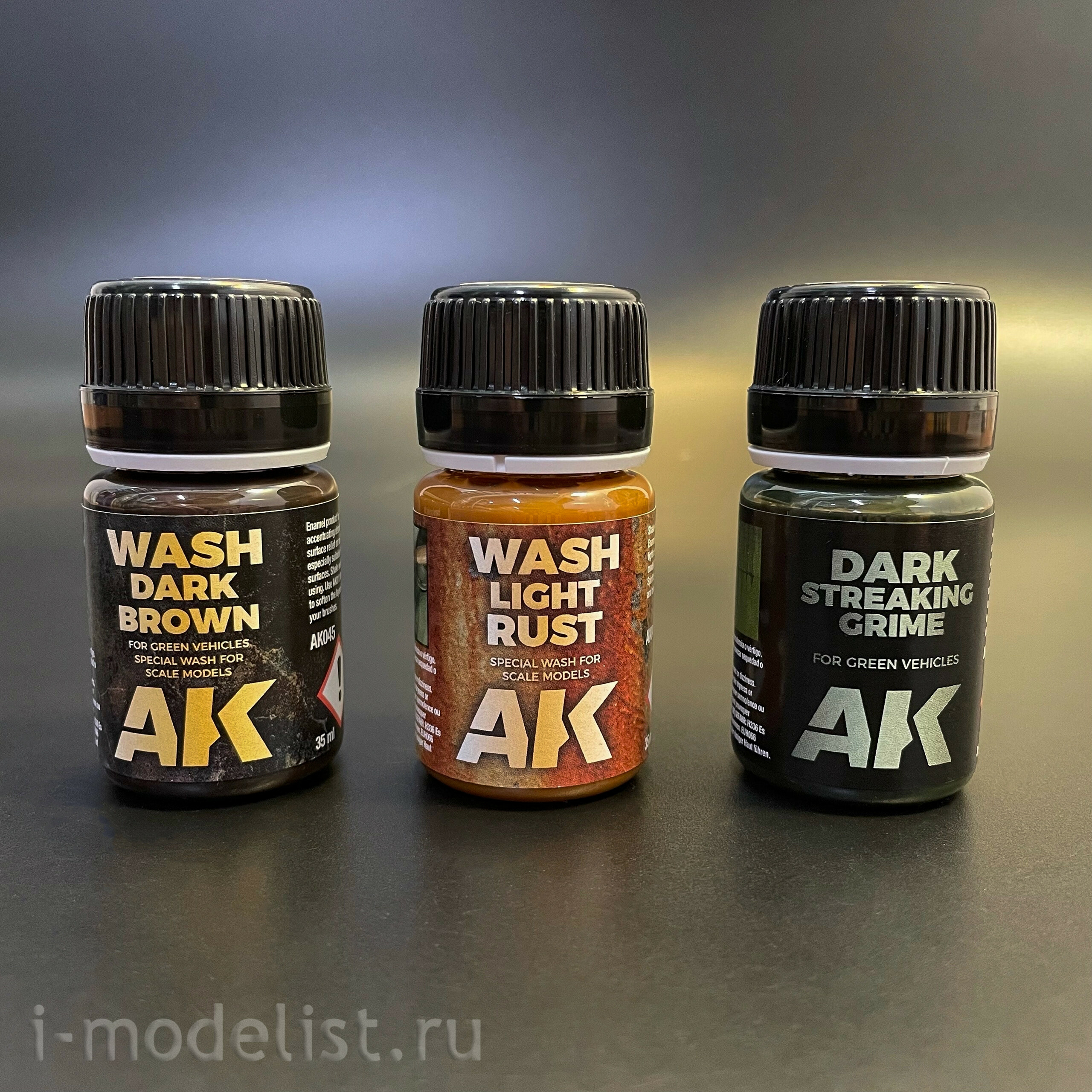 AK064 AK Interactive Набор для нанесения эффектов везеринга зелёной техники