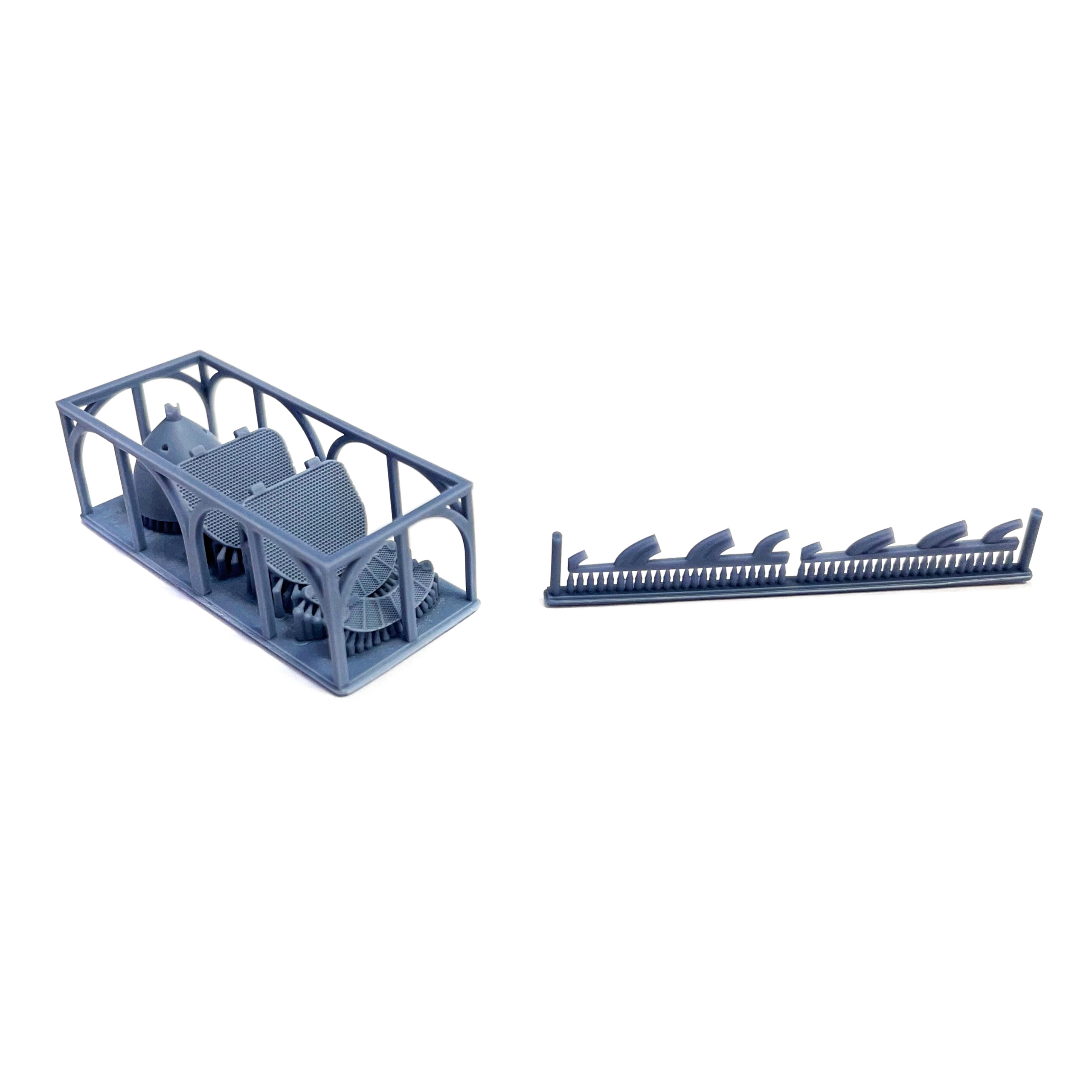 RS48095 Э.В.М. 1/48 Выхлопные патрубки, кок винта, радиаторы для ЛаГГ-3 (3D-печать)