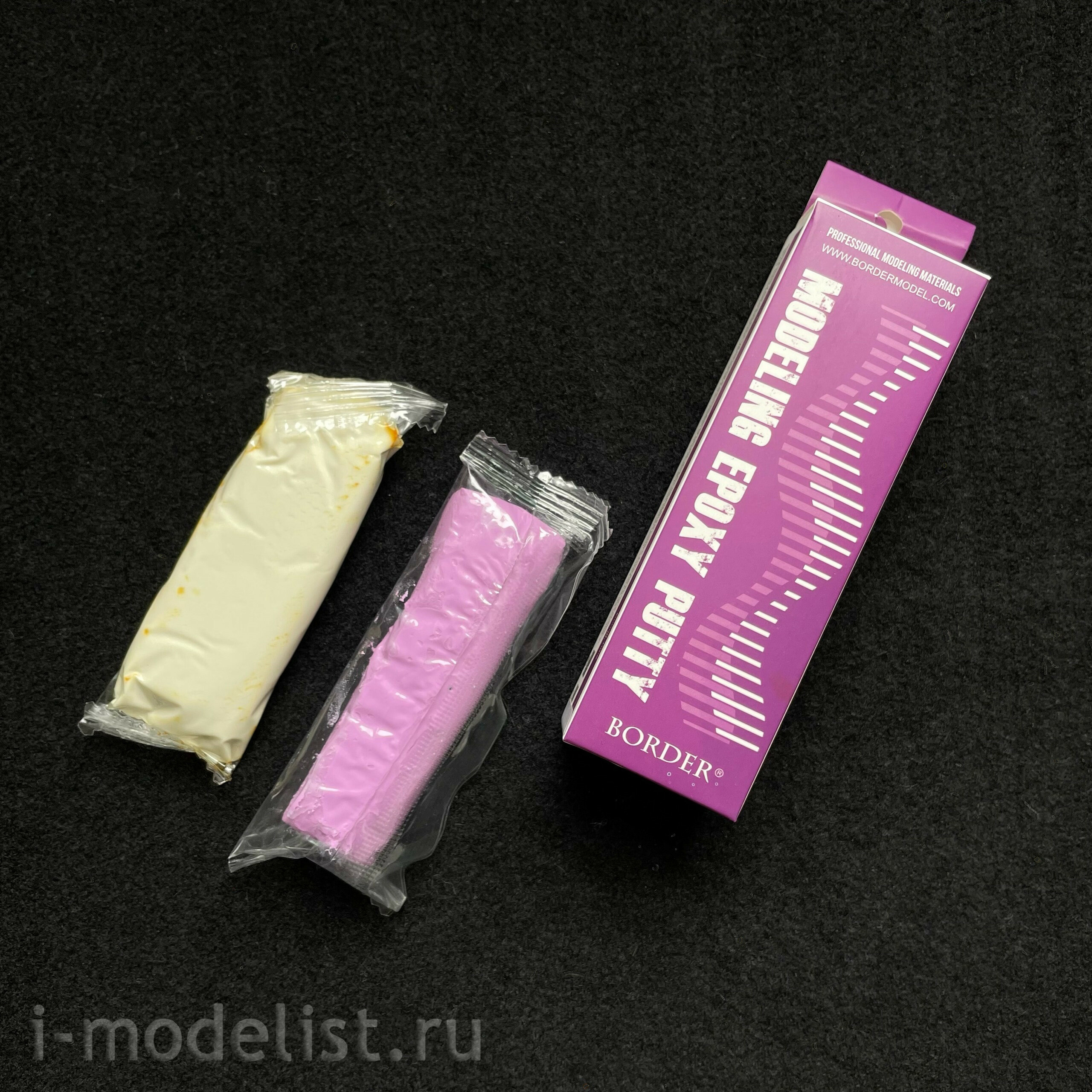 BD0122 Border Model Моделирующая эпоксидная шпаклевка, фиолетовая (50 г + 50 г)