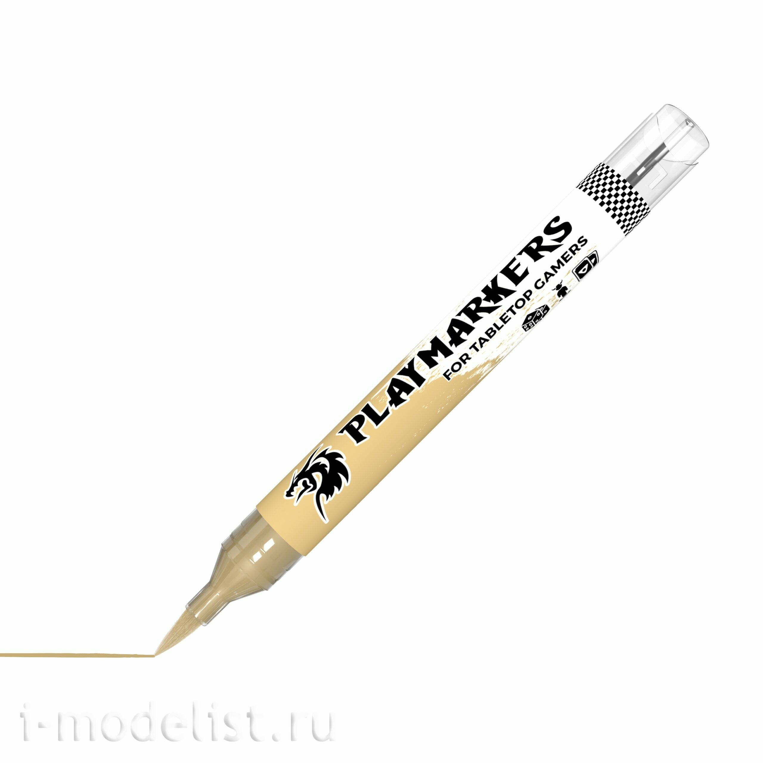 AKM021 AK Interactive Акриловый маркер PLA YMARKER - Пустынная охра / DESERT OCHRE – PLAYMARKER