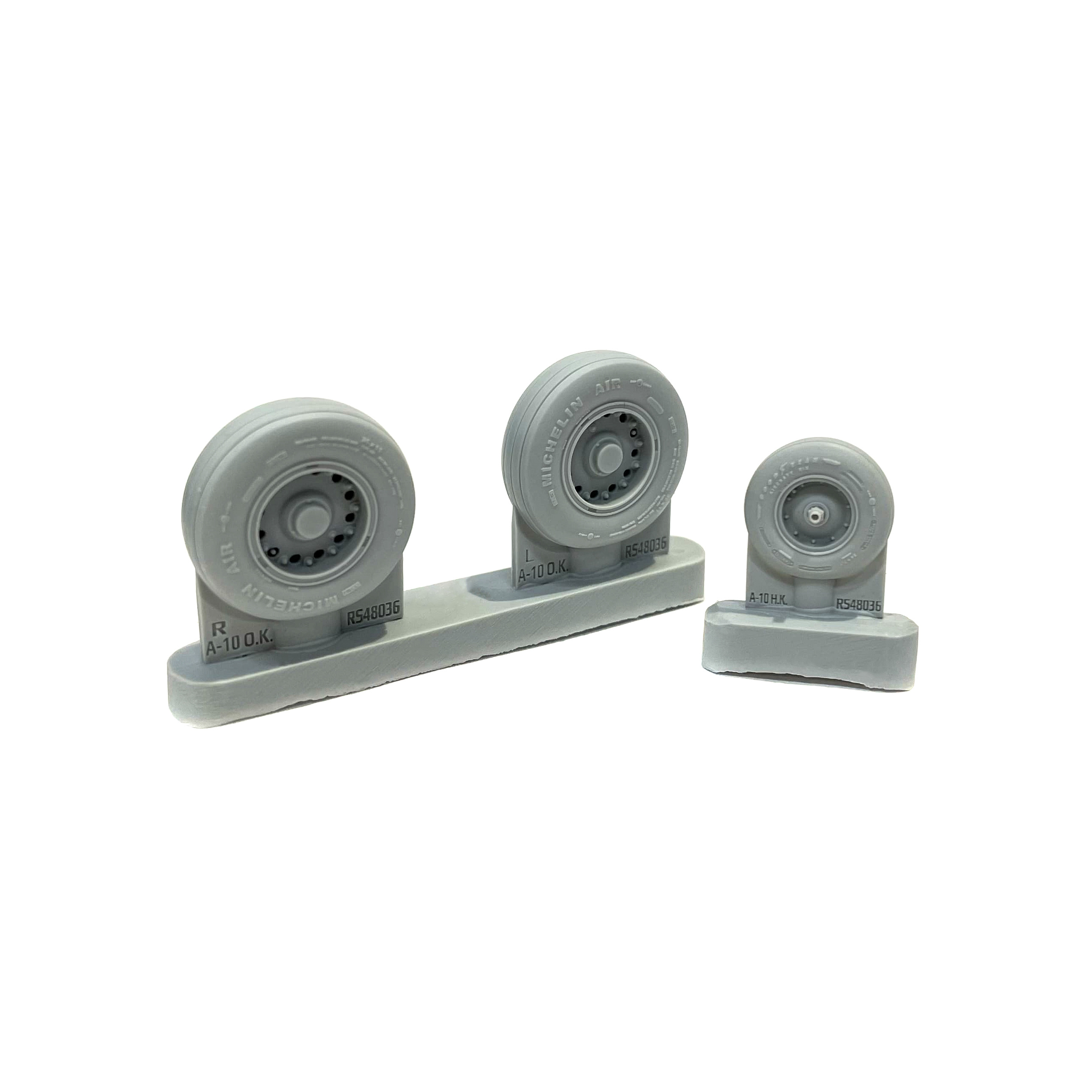 RS48036 Э.В.М. 1/48  Колеса шасси для модели самолета A-10 Thunderbolt II 