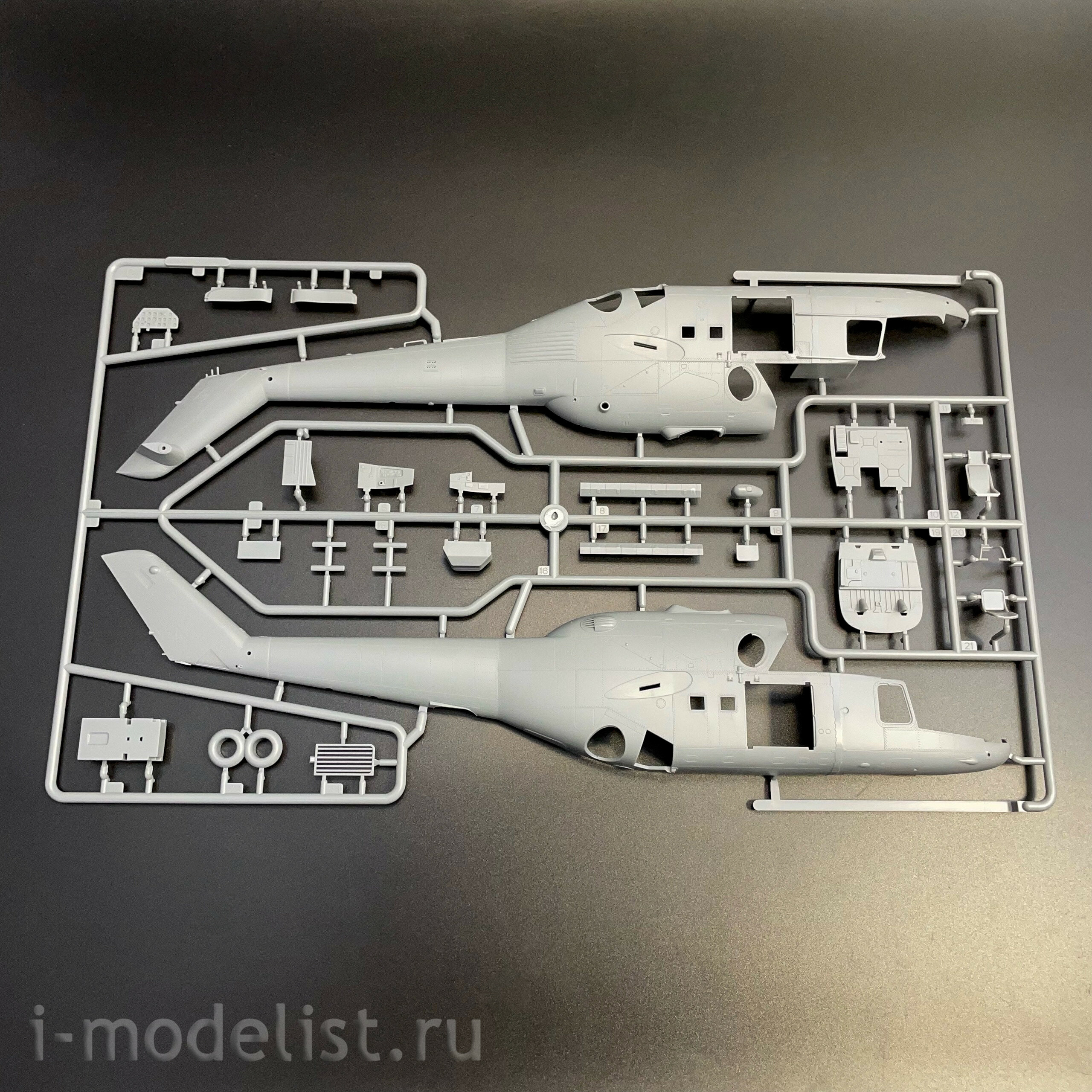 05828 Трубач 1/48 Российский ударный вертолёт Mu-24А Hind-B