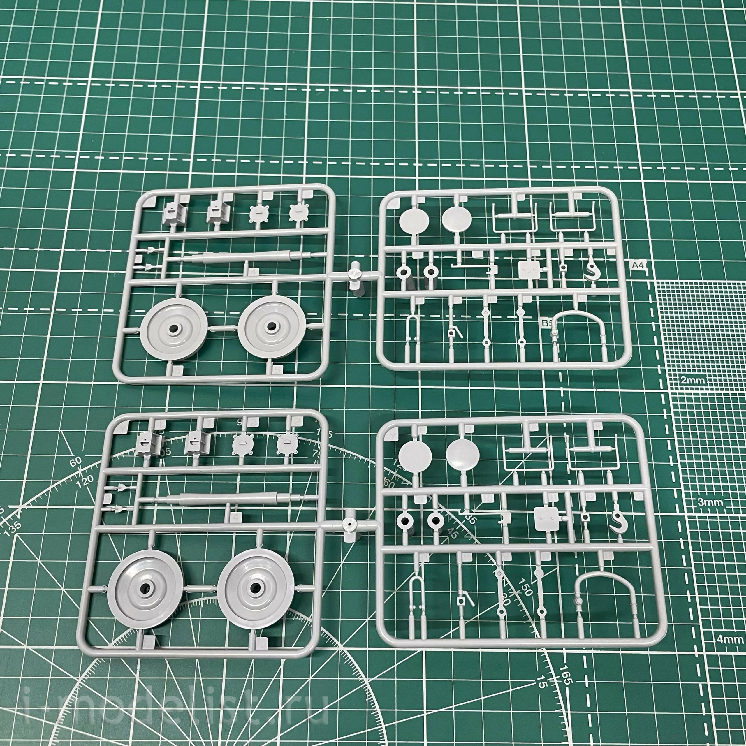 35A01-RCSP Sabre Model 1/35 Немецкий железнодорожный крытый вагон G10 (6 в 1)	
