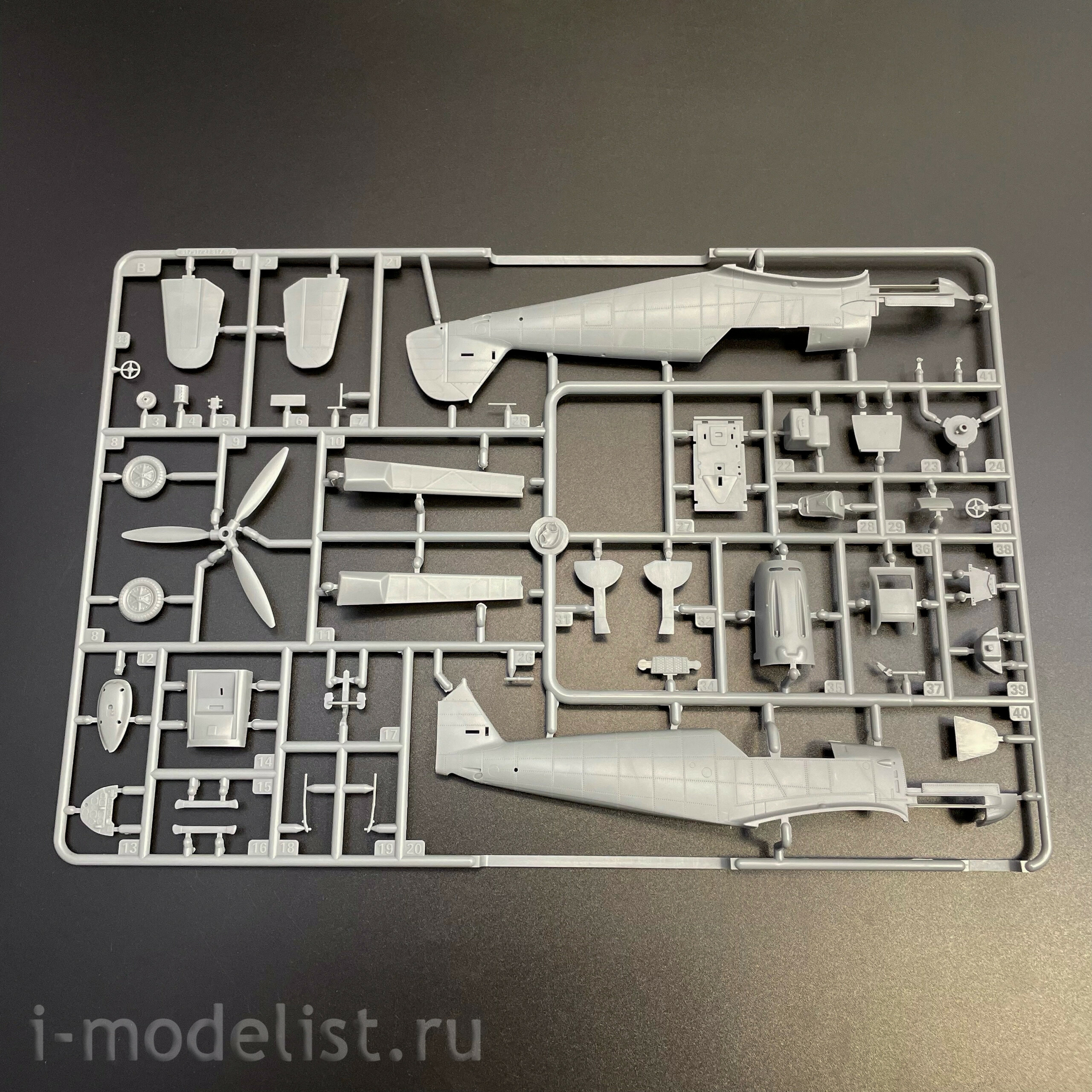 81791 HobbyBoss 1/48 Немецкий истребитель Messerschmitt Bf109E-3
