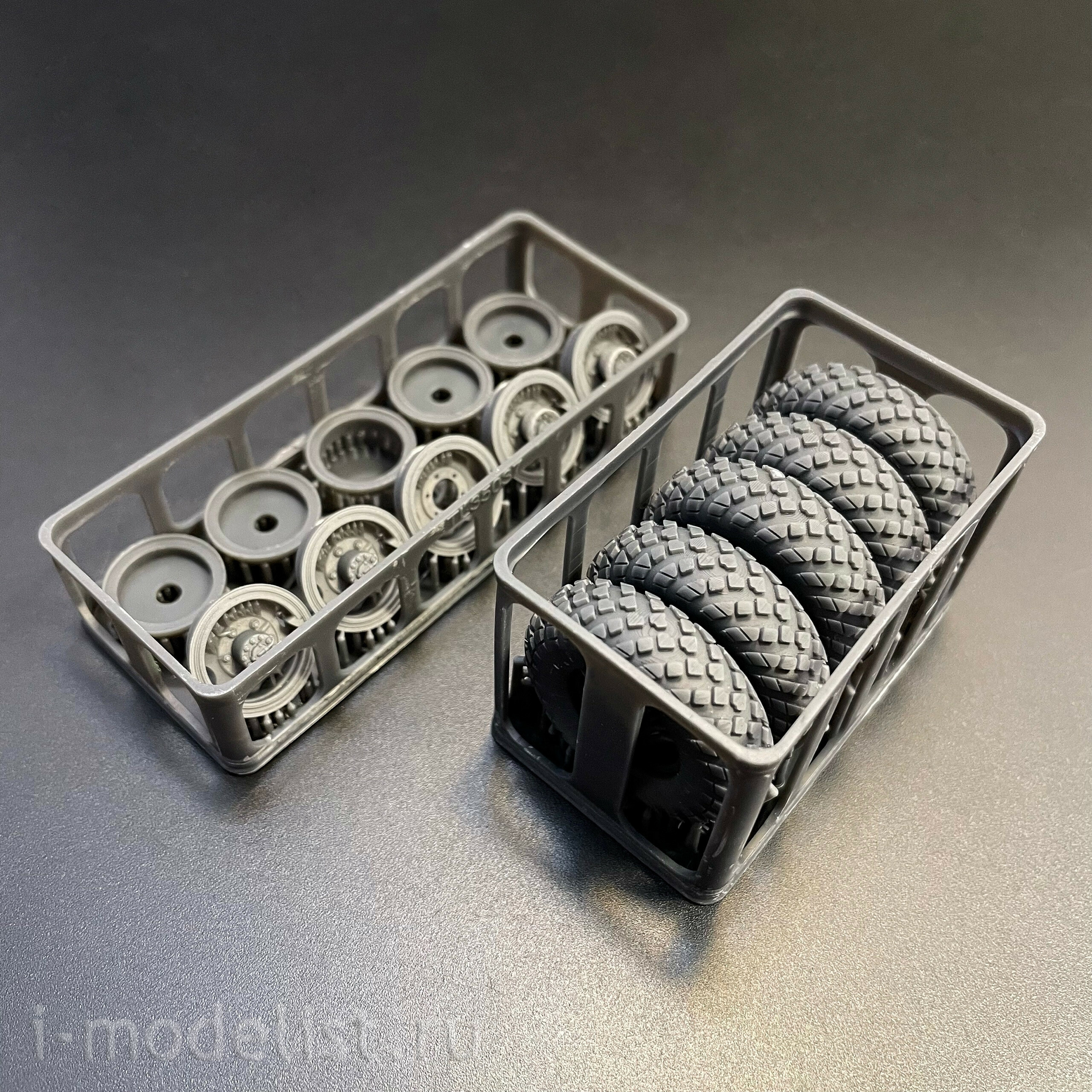 TL35037 GE Models 1/35 Колёса К-70 c просадкой на цельных дисках (поздние) для модели фирмы 