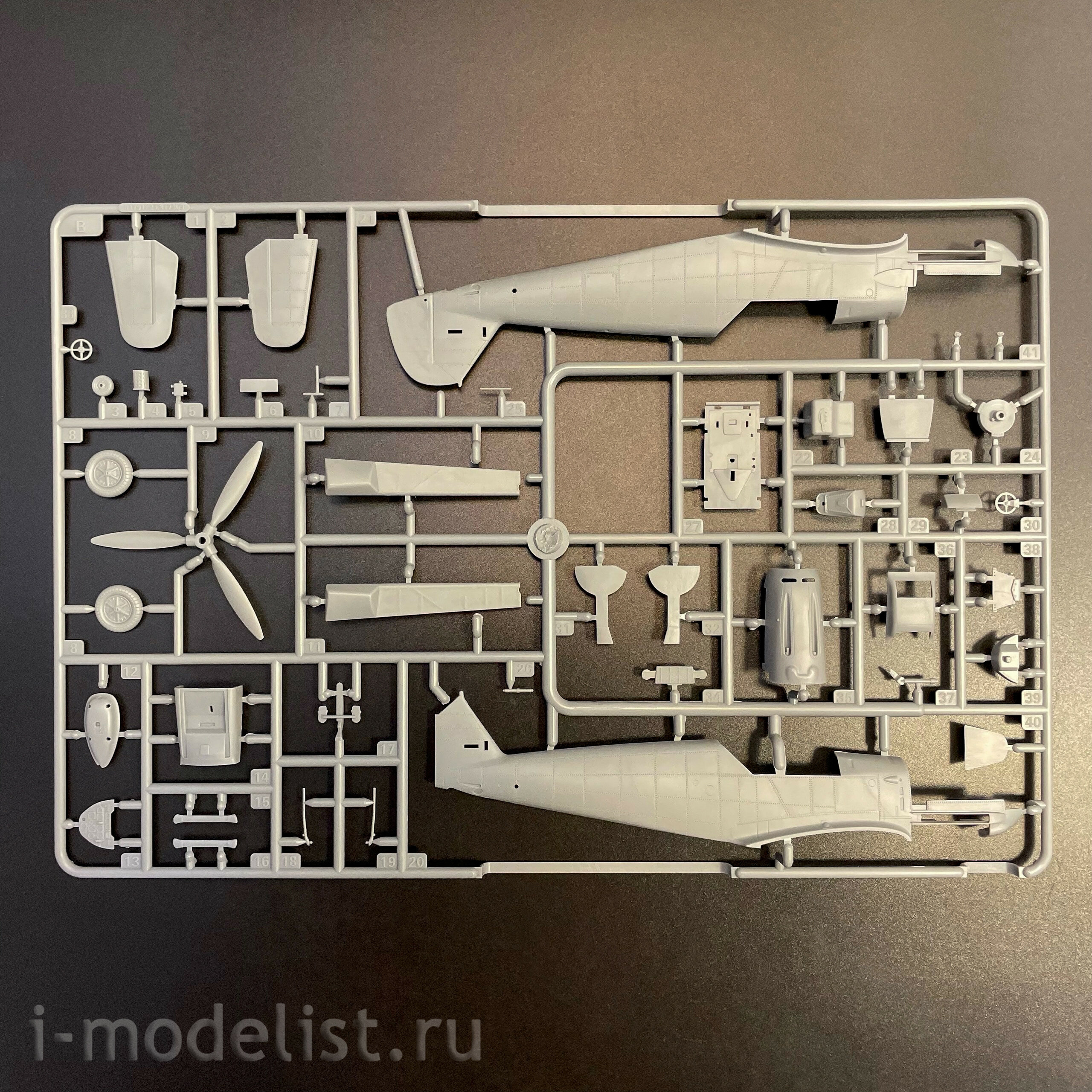 81792 HobbyBoss 1/48 Немецкий истребитель Messerschmitt Bf-109E4