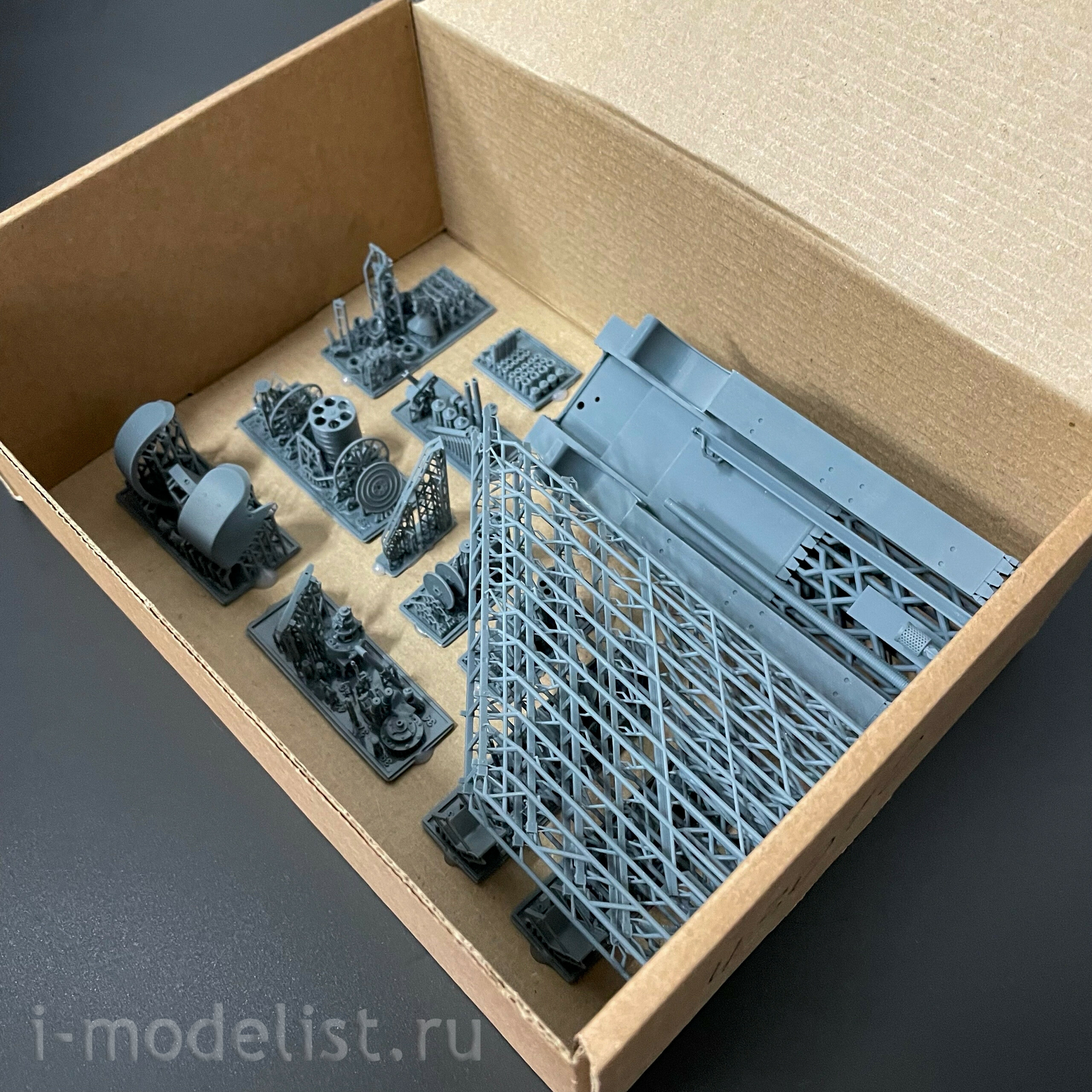 ММ43012 Моя модель 1/43 Пожарная машина ПМЗ-1 на базе АМО-4 (ранняя) конверсия