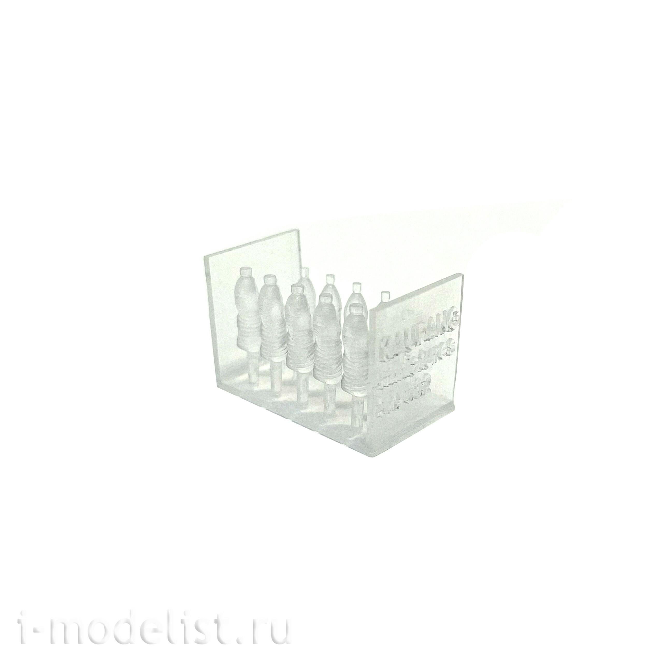 KMP002 Kaupang Miniatures 1/35 Набор: 5 пластиковых мятых, 5 пивных и 5 молочных бутылок