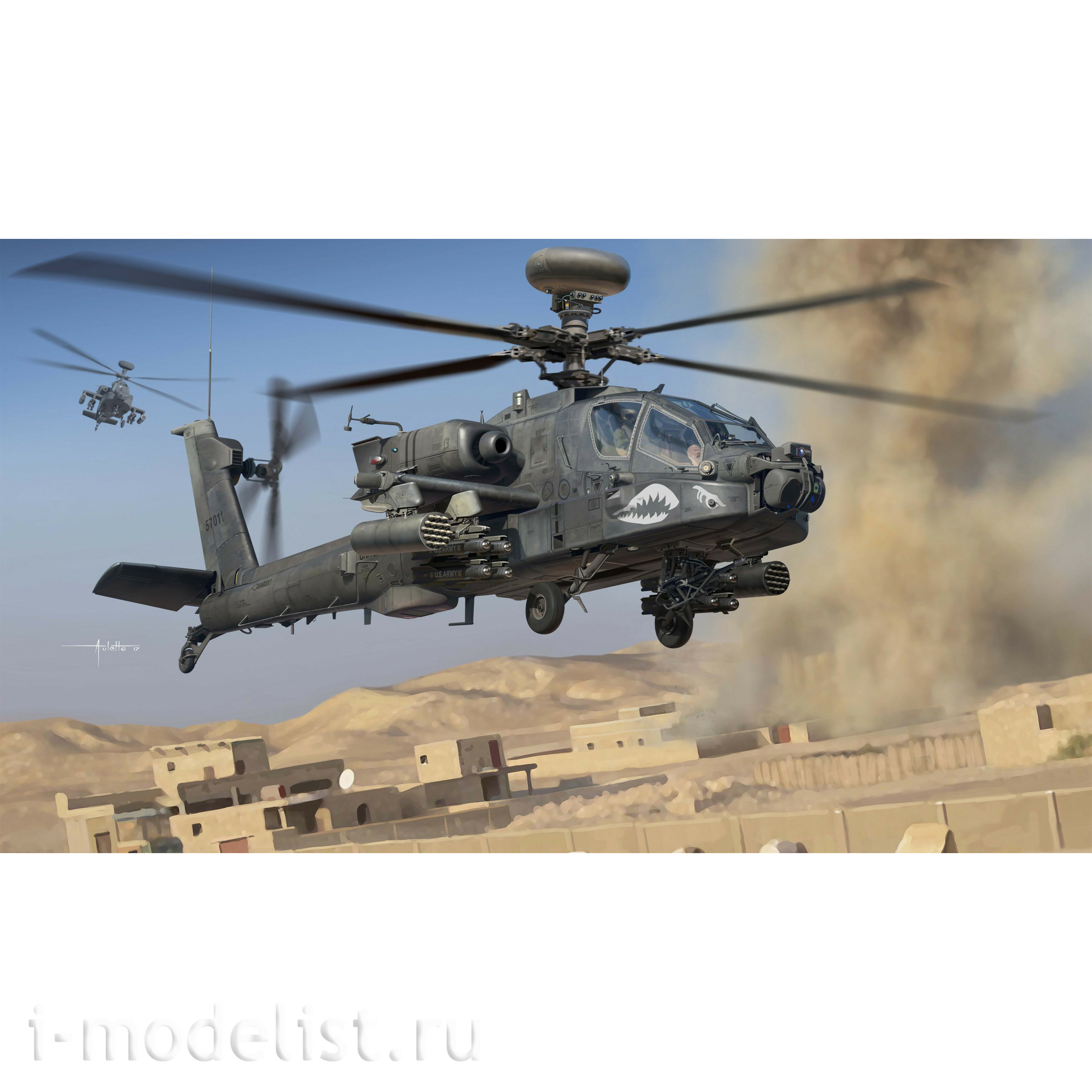 12551 Academy 1/72 Американский ударный вертолет AH-64D Block II