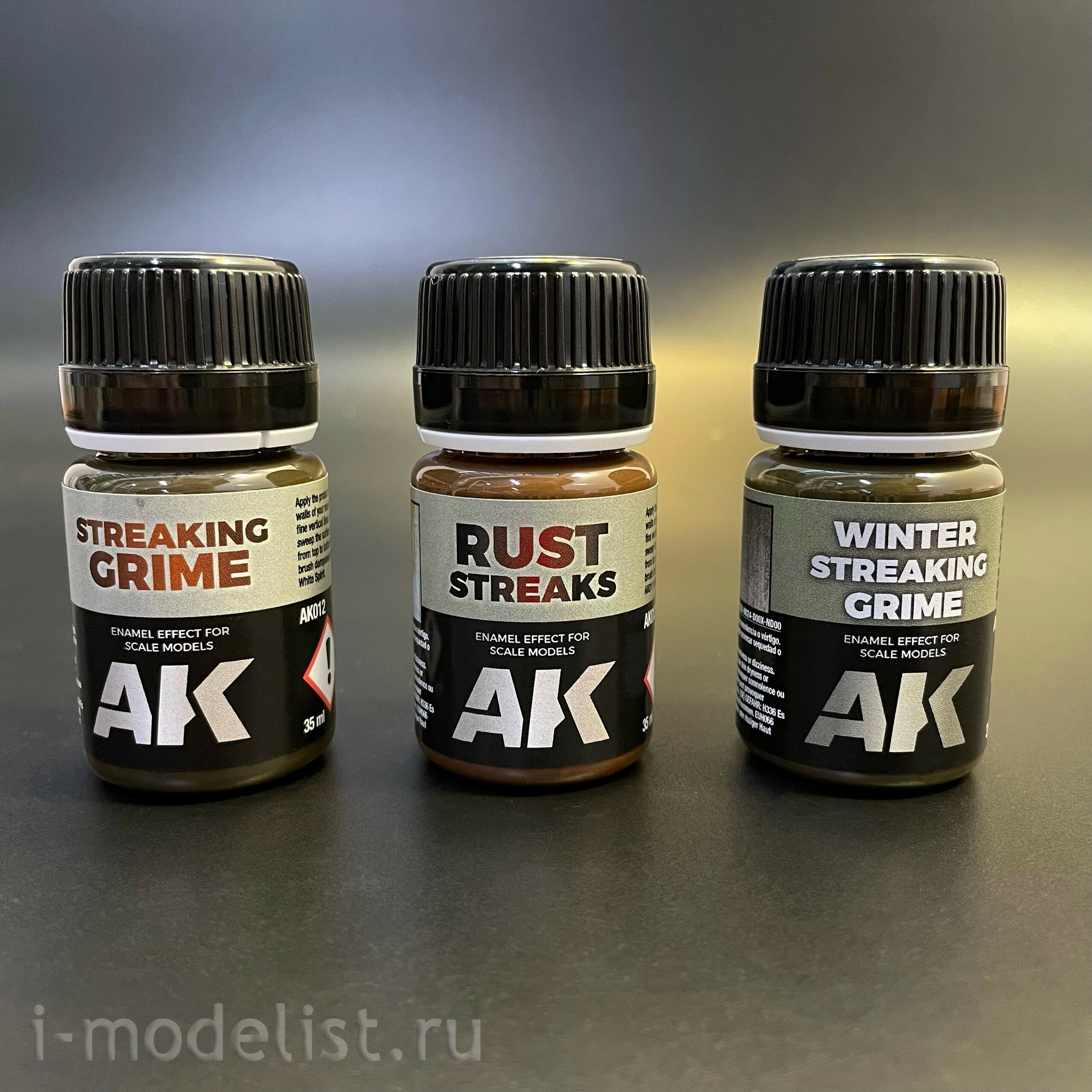 AK062 AK Interactive Набор для создания полос грязи / Streaking Effects Set