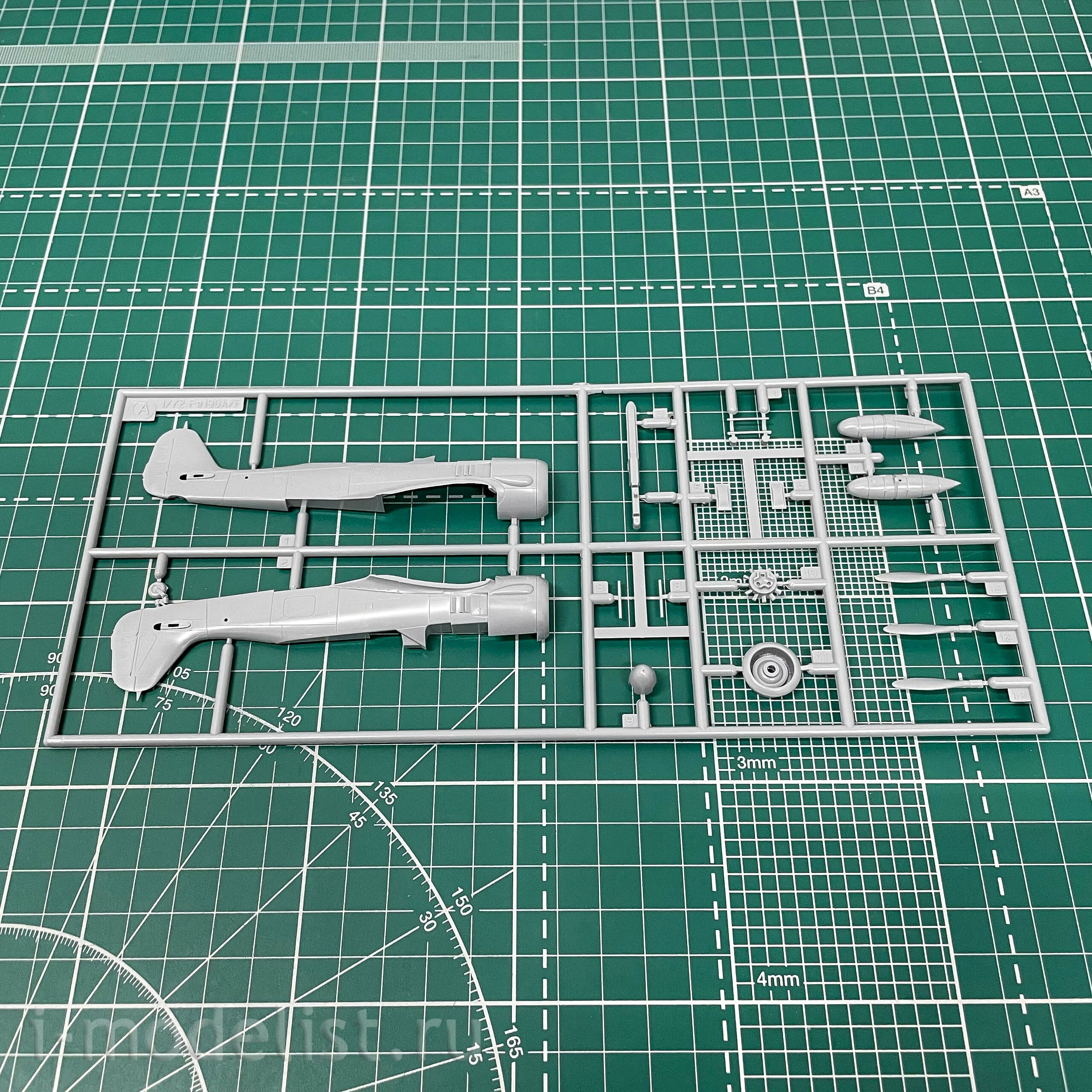 02193 Hasegawa 1/72 Самолёты Ta.154 A-1 и Fw-190A-8