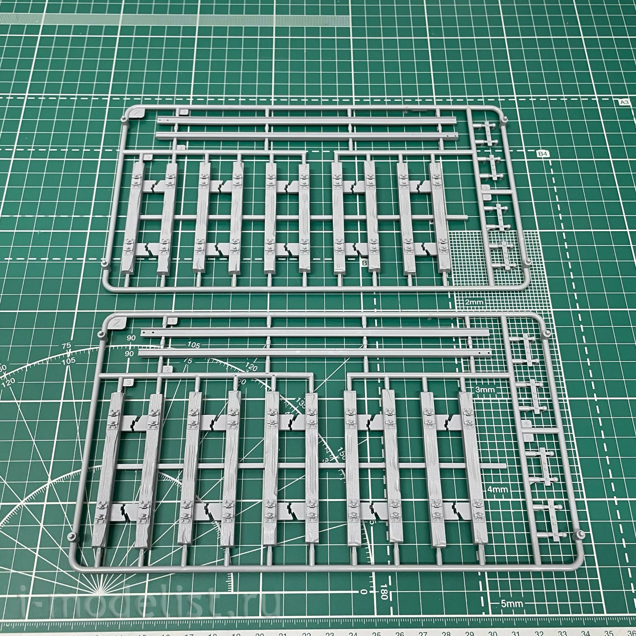 35A01-RCSP Sabre Model 1/35 Немецкий железнодорожный крытый вагон G10 (6 в 1)	