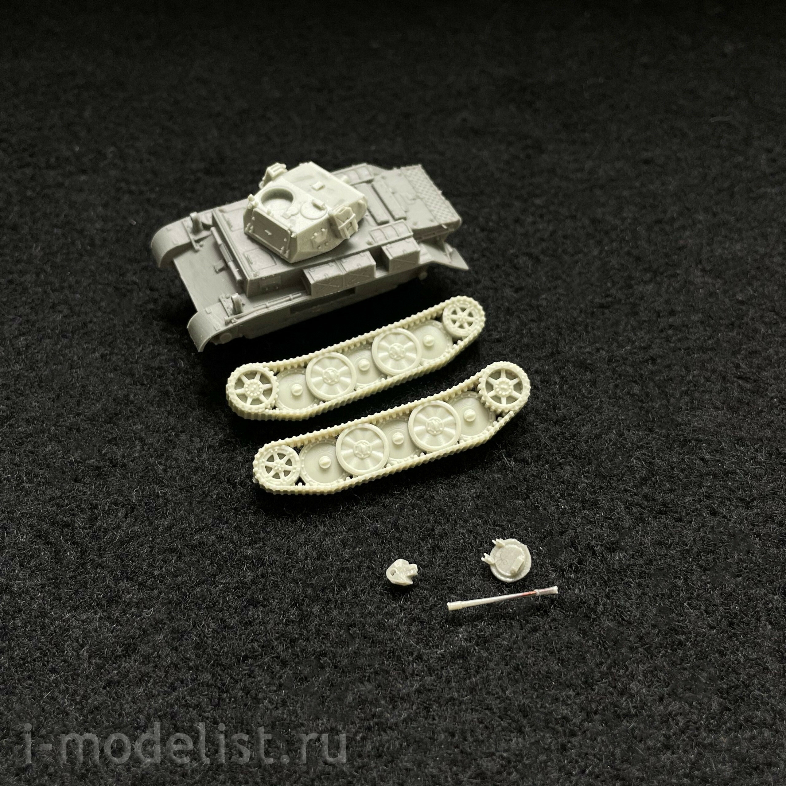 100022P3 Zebrano 1/100 Взвод немецких лёгких танков Pz.Kpfw. IIL Luchs (3 шт.)