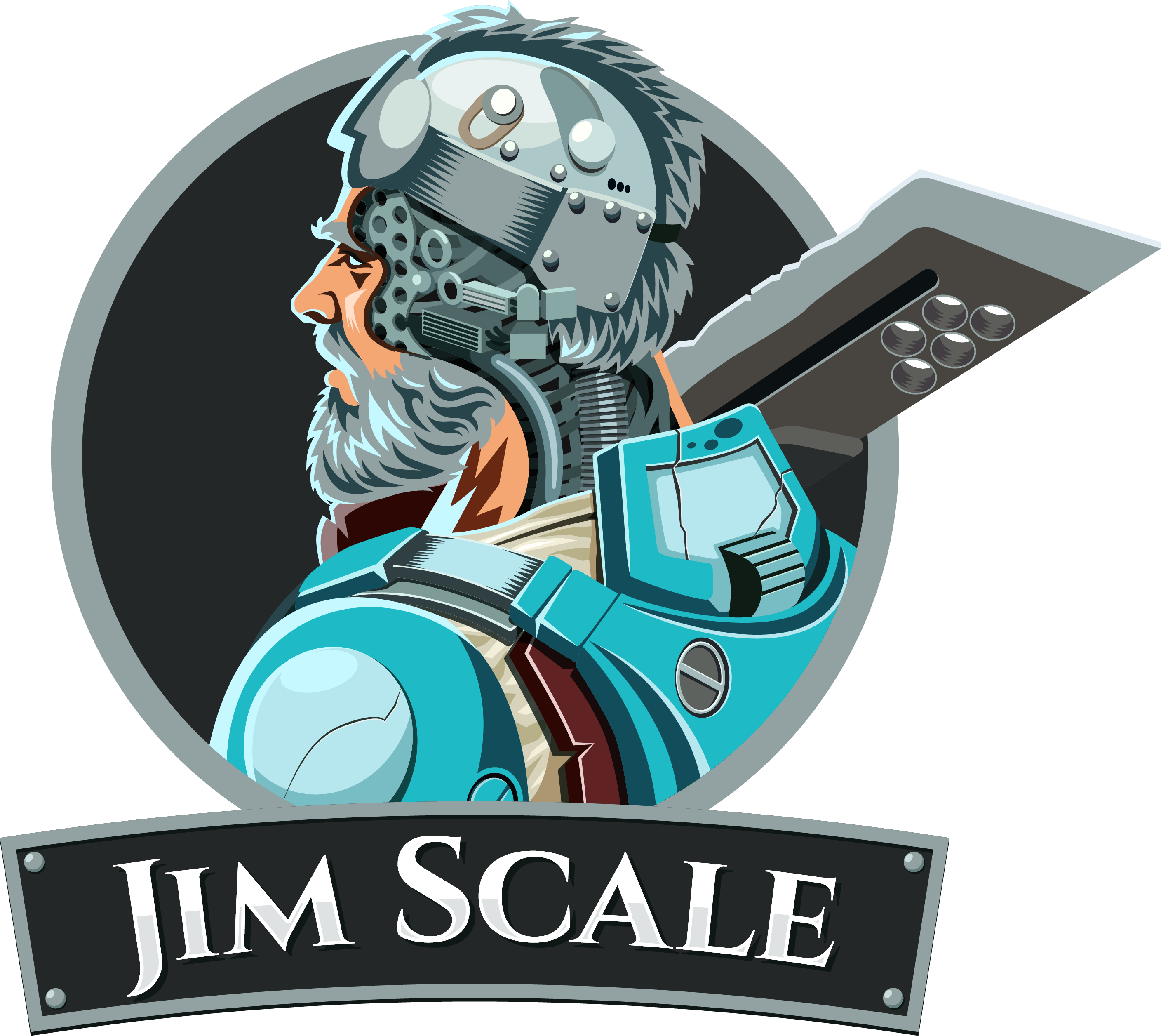 05.604 Jim Scale Металлик акриловый 5’ой серии: Стальная умбра / Steel Umber (18 мл)