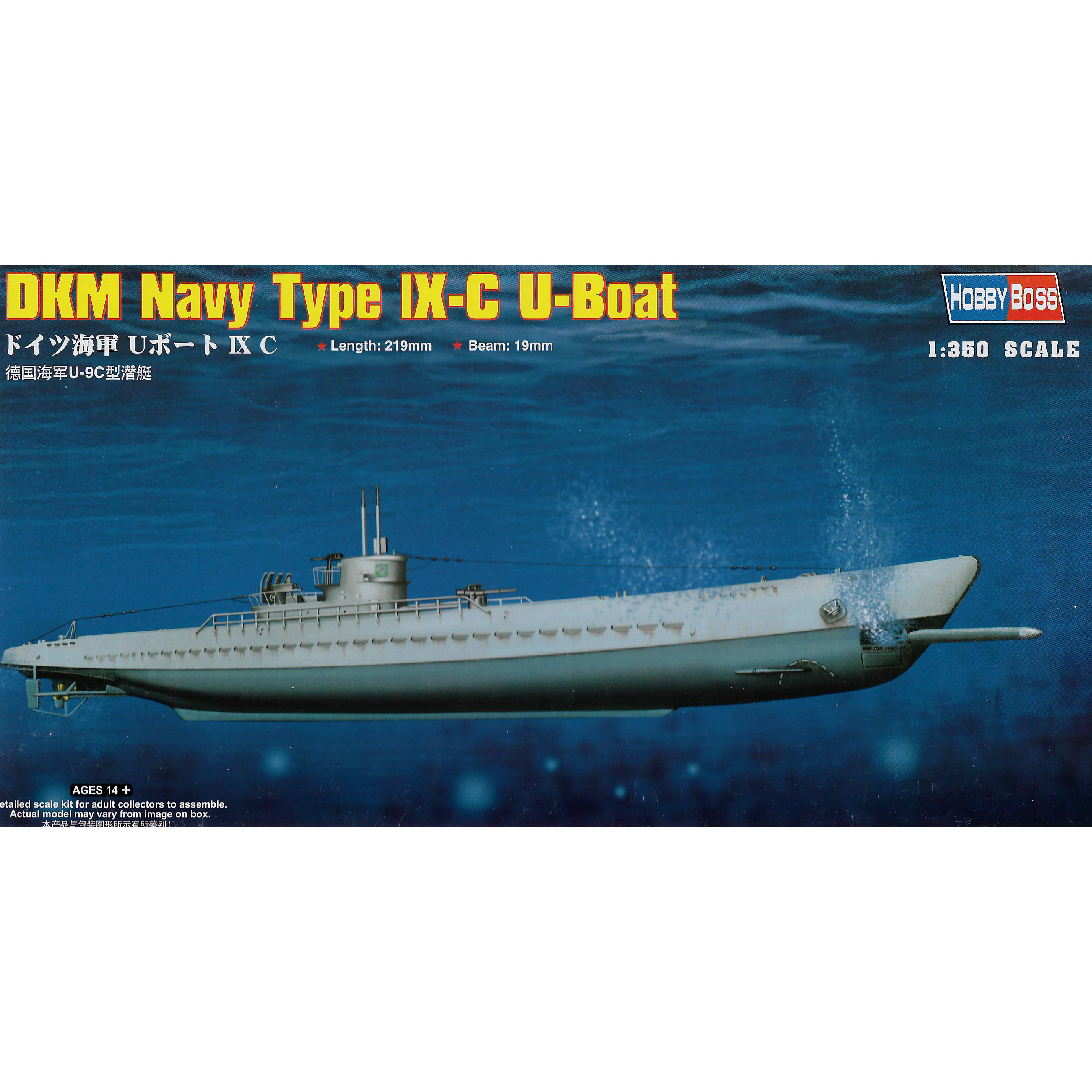 83508 Hobby Boss 1/350 German U-Boot Type IX C