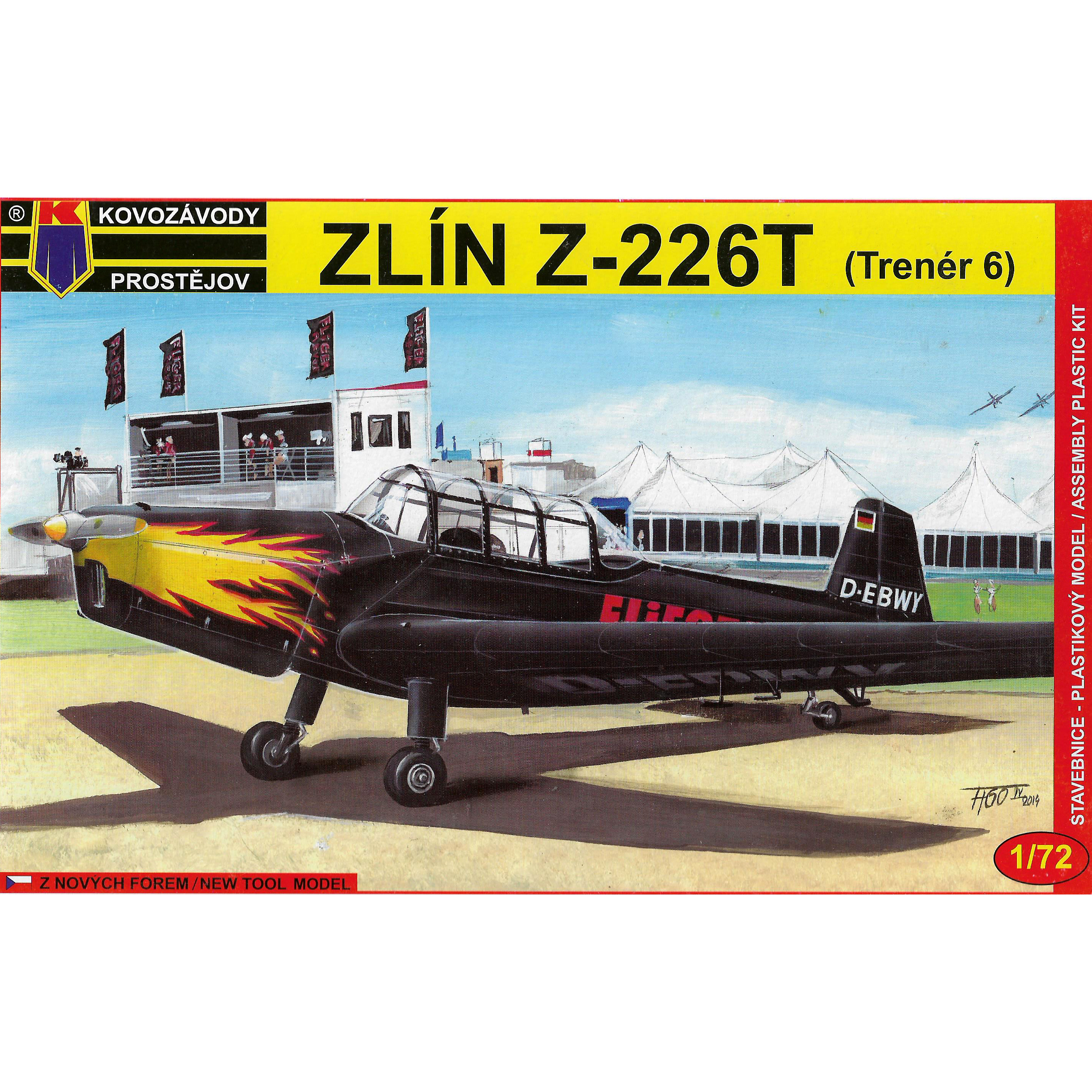 KPM0004 Kovozavody Prostejov 1/72 Zlín Z-226T (Trenér 6)