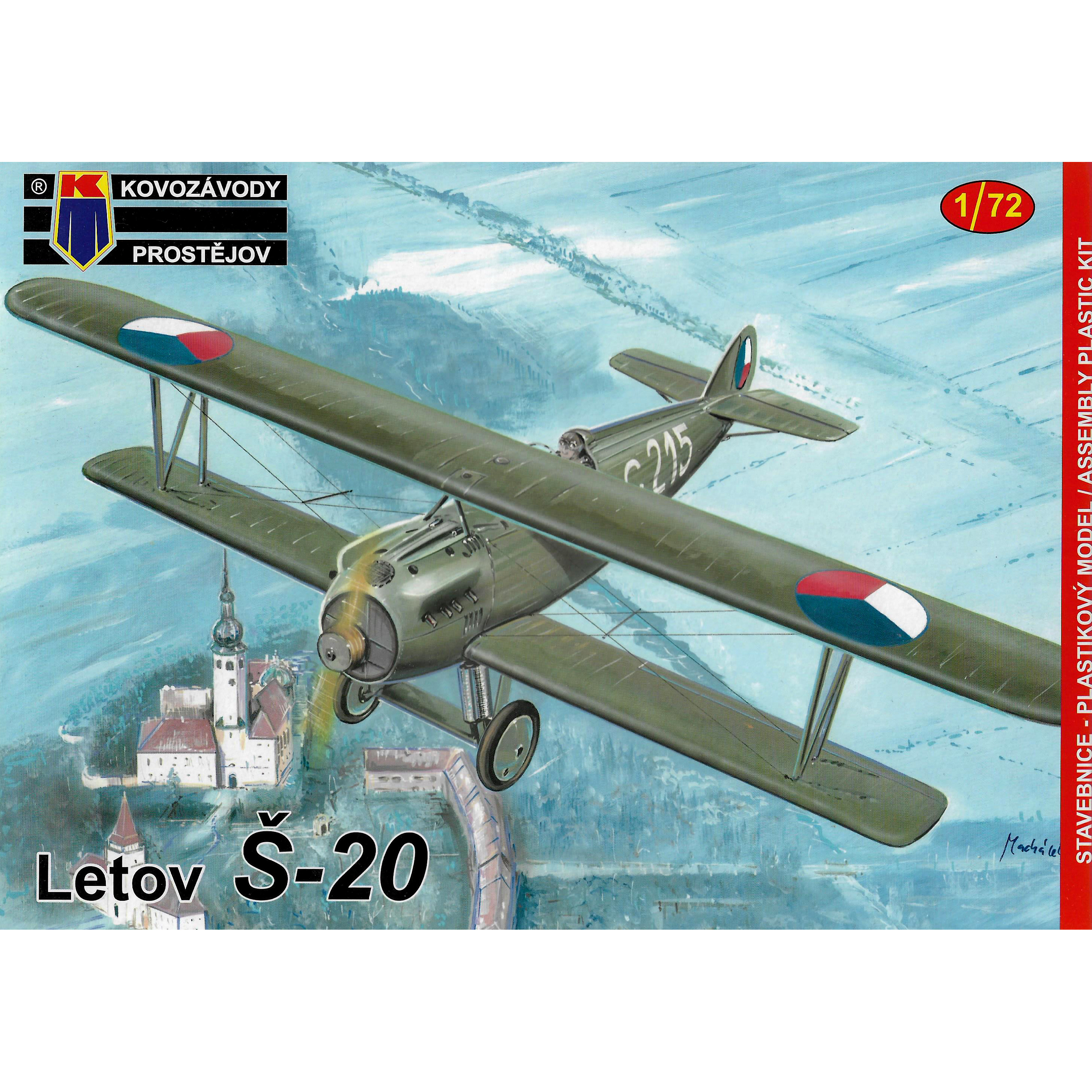 KPM0195 Kovozavody Prostejov 1/72 Самолёт Letov S-20
