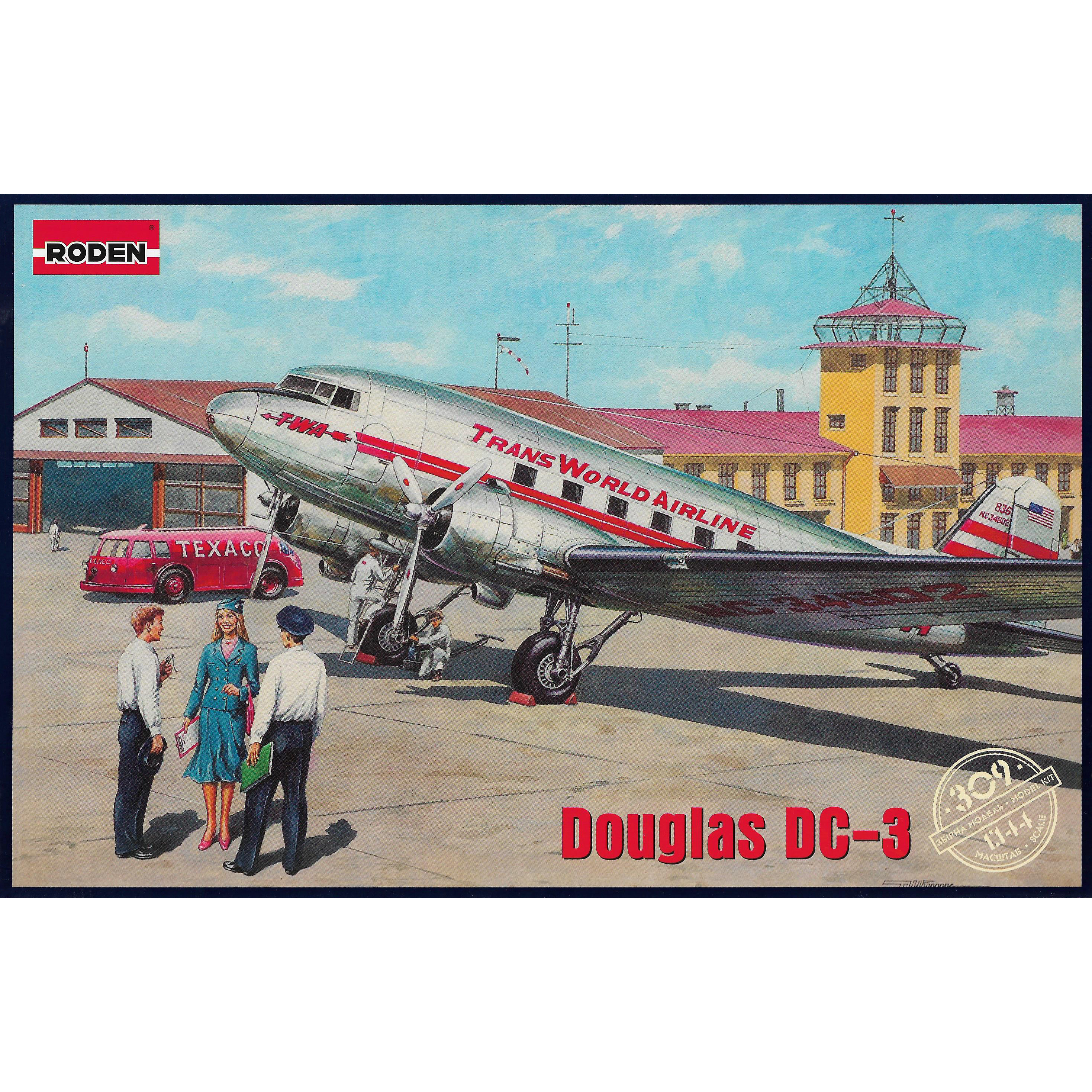 309 Roden 1/144 Самолёт Douglas DC-3