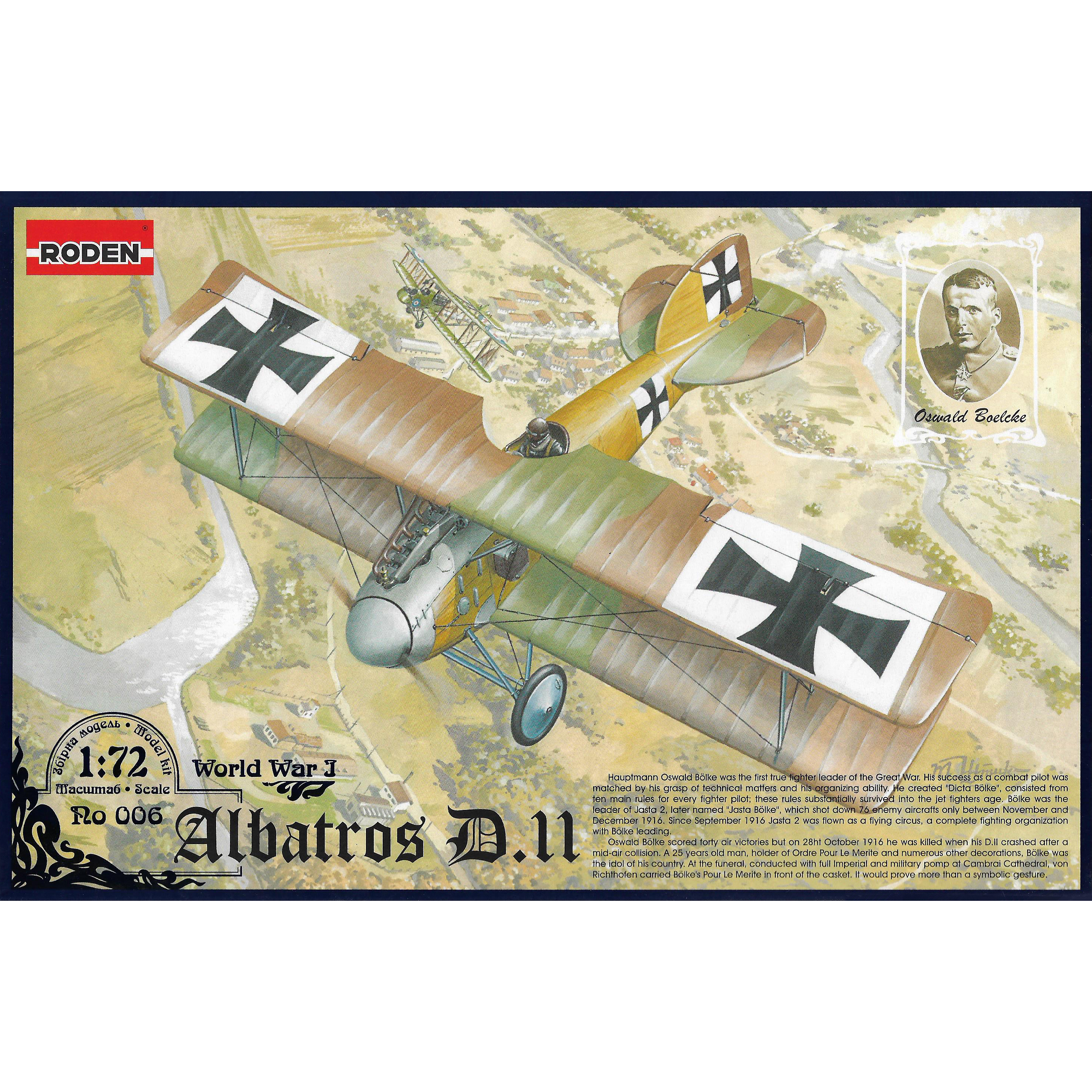 006 Roden 1/72 Самолёт Albatros D.II