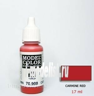70908 Краска акриловая `Model Color Кармин красный/Carmine red
