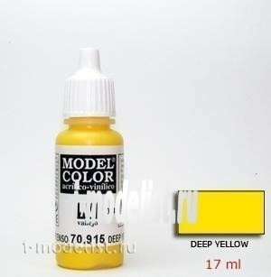 70915 Краска акриловая `Model Color Желтый насыщенный/Deep yellow