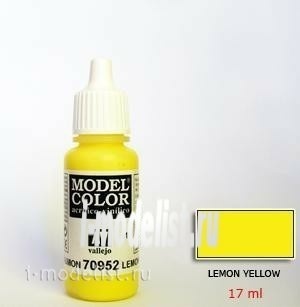 70952 Краска акриловая `Model Color Лимонно-желтый/Lemon yellow