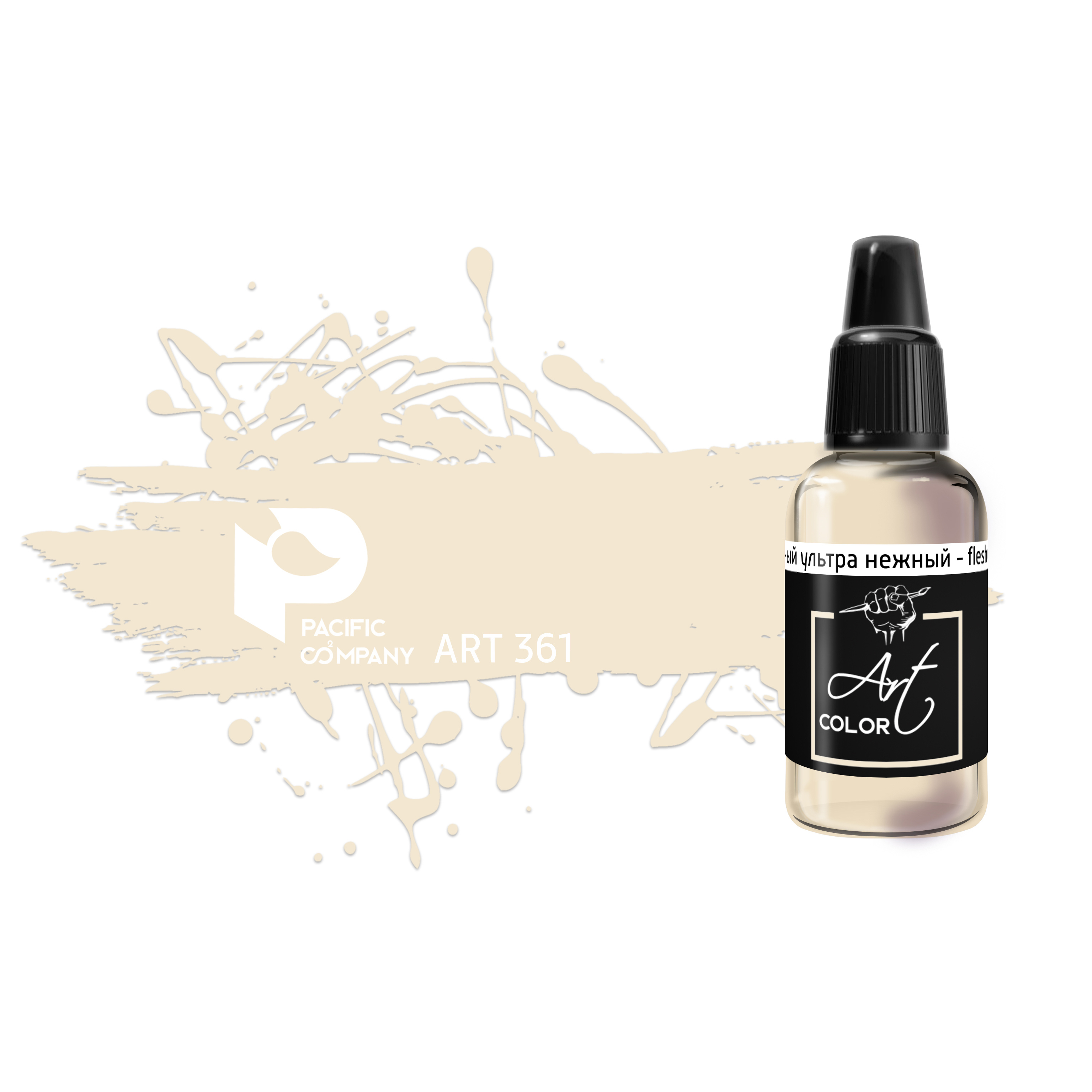 ART361 Pacific88 Краска акриловая Art Color телесный ультра нежный (flesh ultra)